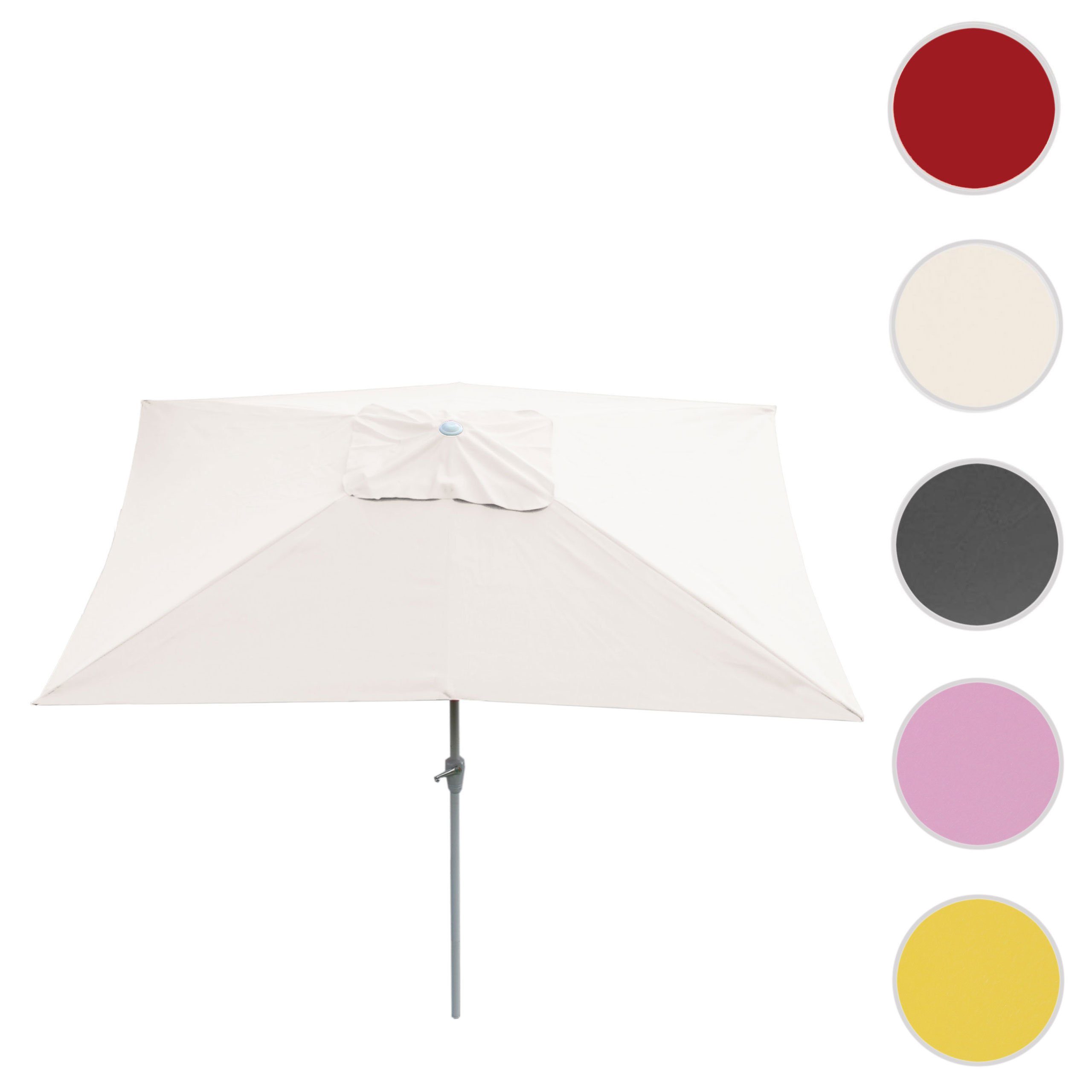 MCW Sonnenschirm Castellammare, Kippbar, Lüftungsschlitz, rechteckig, günstig online kaufen