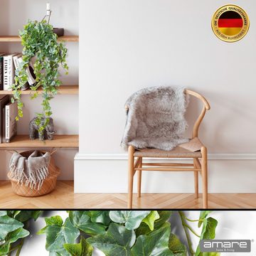 Künstliche Zimmerpflanze Dekopflanze 2er Set Engl. Efeu-Girlande, Amare home, Höhe 100 cm