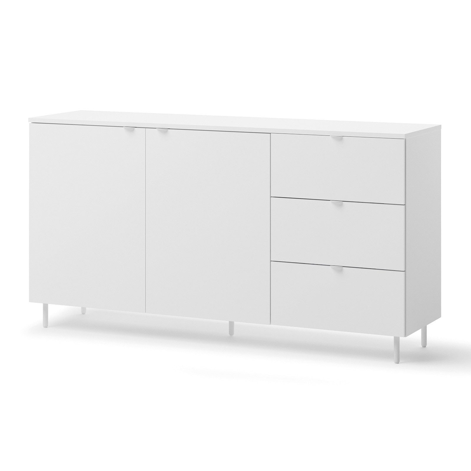 HAUSELEMENT Kommode MILA MA-02, Sideboard 2 Türen 3 Schubladen 150 cm Anrichte Modern