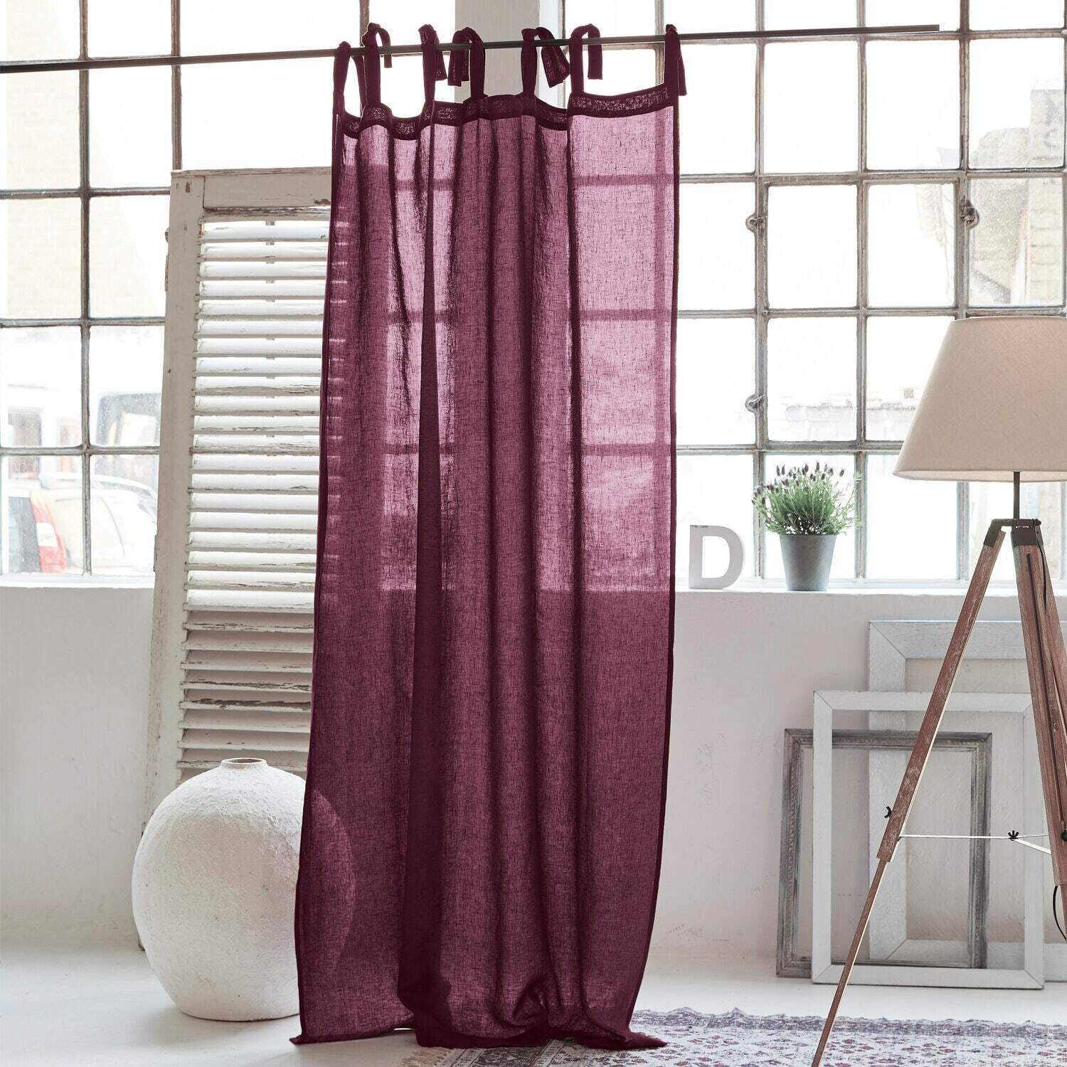 Mirabeau Vorhang Gardine Adara bordeaux