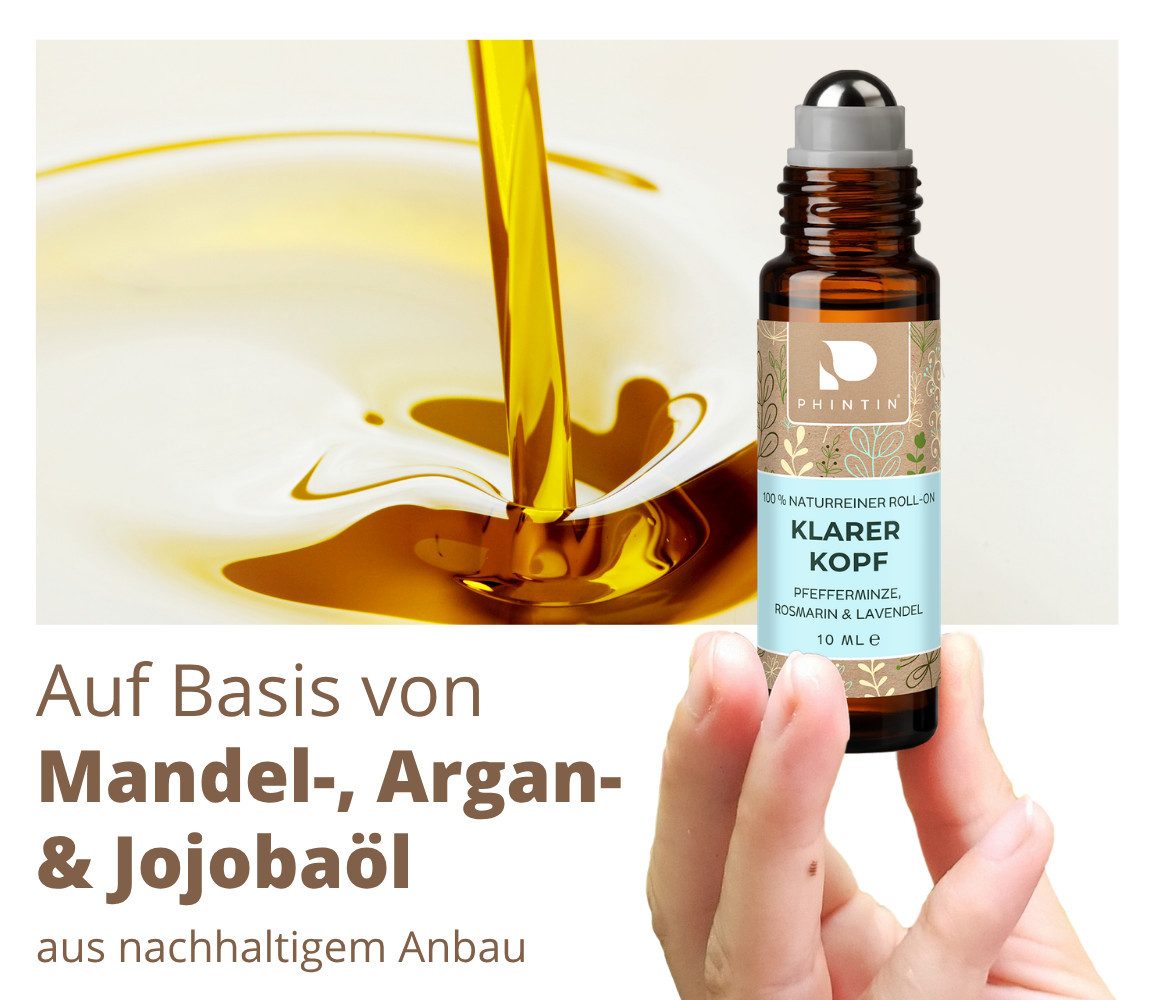 PHINTIN Duftöl Bio Roll-On - Natürlicher Duftroller für jeden Moment