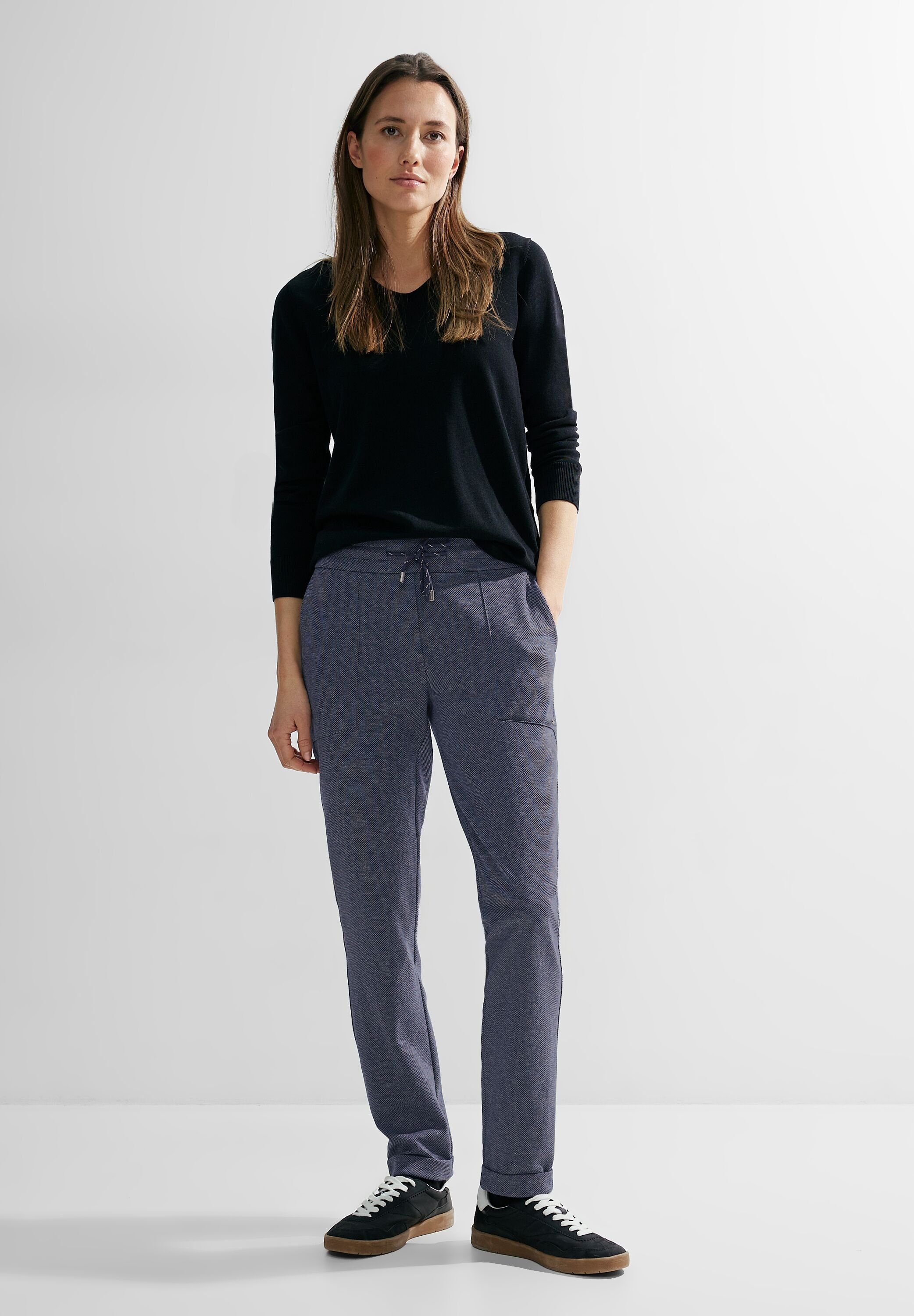 CECIL Jerseyhose mit Tunnelzugband