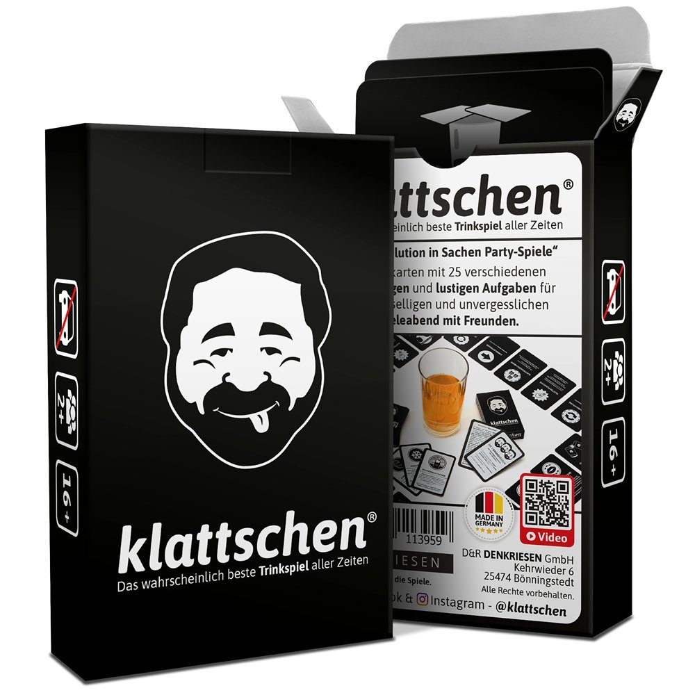 BLACK EDITION, Das - aller Zeiten Spiel, Denkriesen Kartenspiel wahrscheinlich beste Trinkspiel Das klattschen®