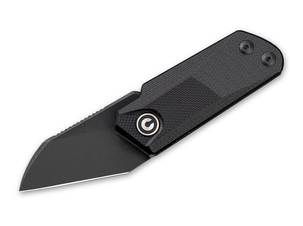 Taschenmesser CIVIVI Ki-V All Black Einhandmesser mit Hosenclip