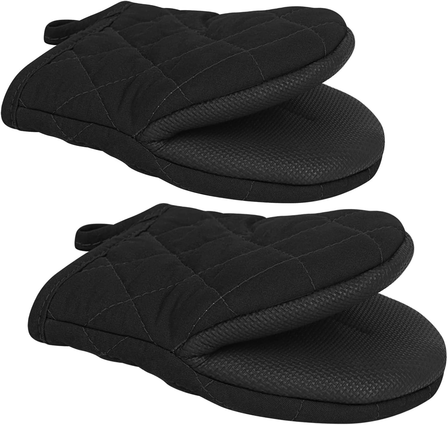 Topflappen 2er-Set Ofenhandschuhe, hitzebeständig bis 260°C, Rutschfest