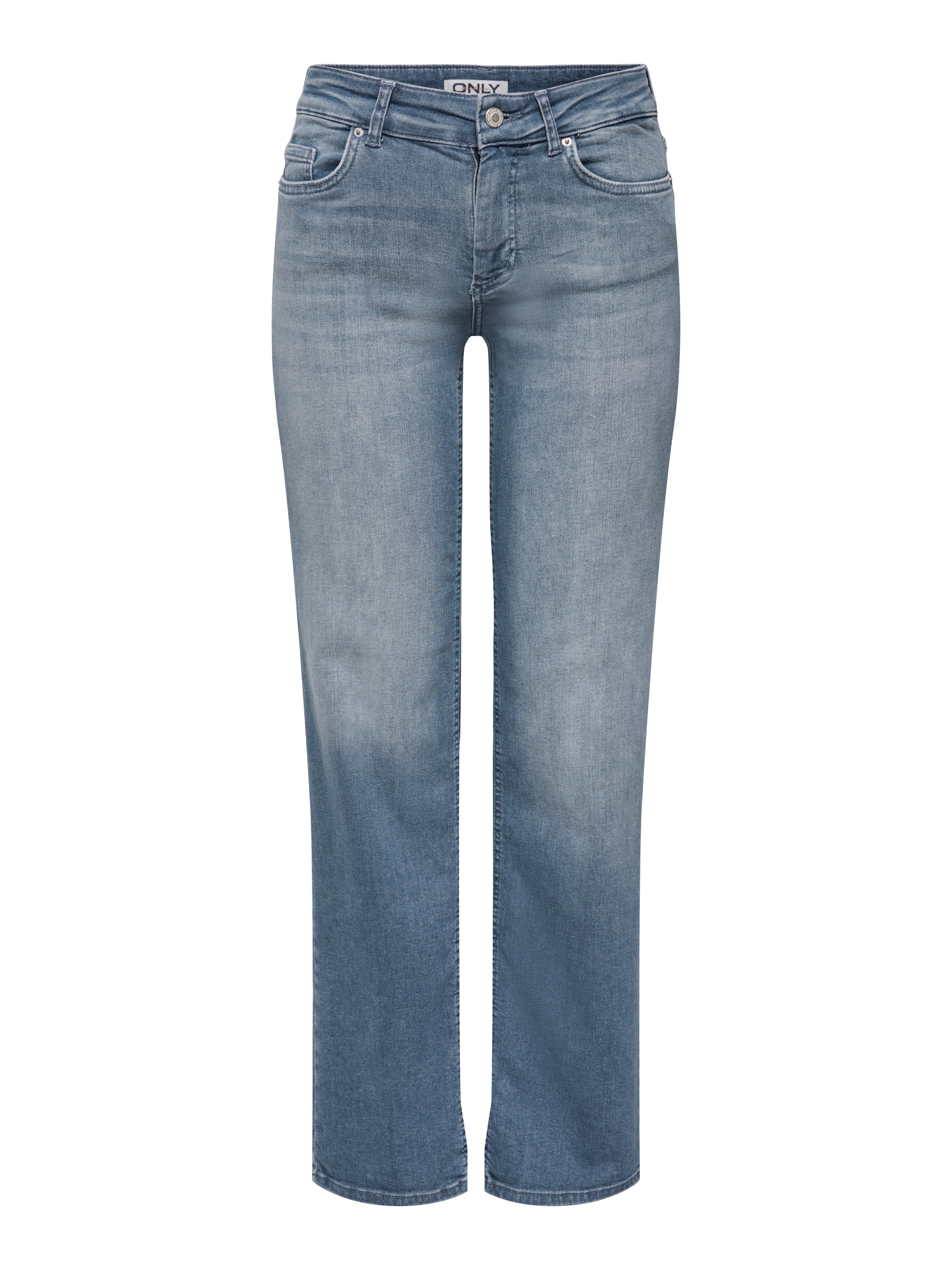Straight-Jeans ONLBLUSH MID STRAIGHT DNM REA558 NOOS