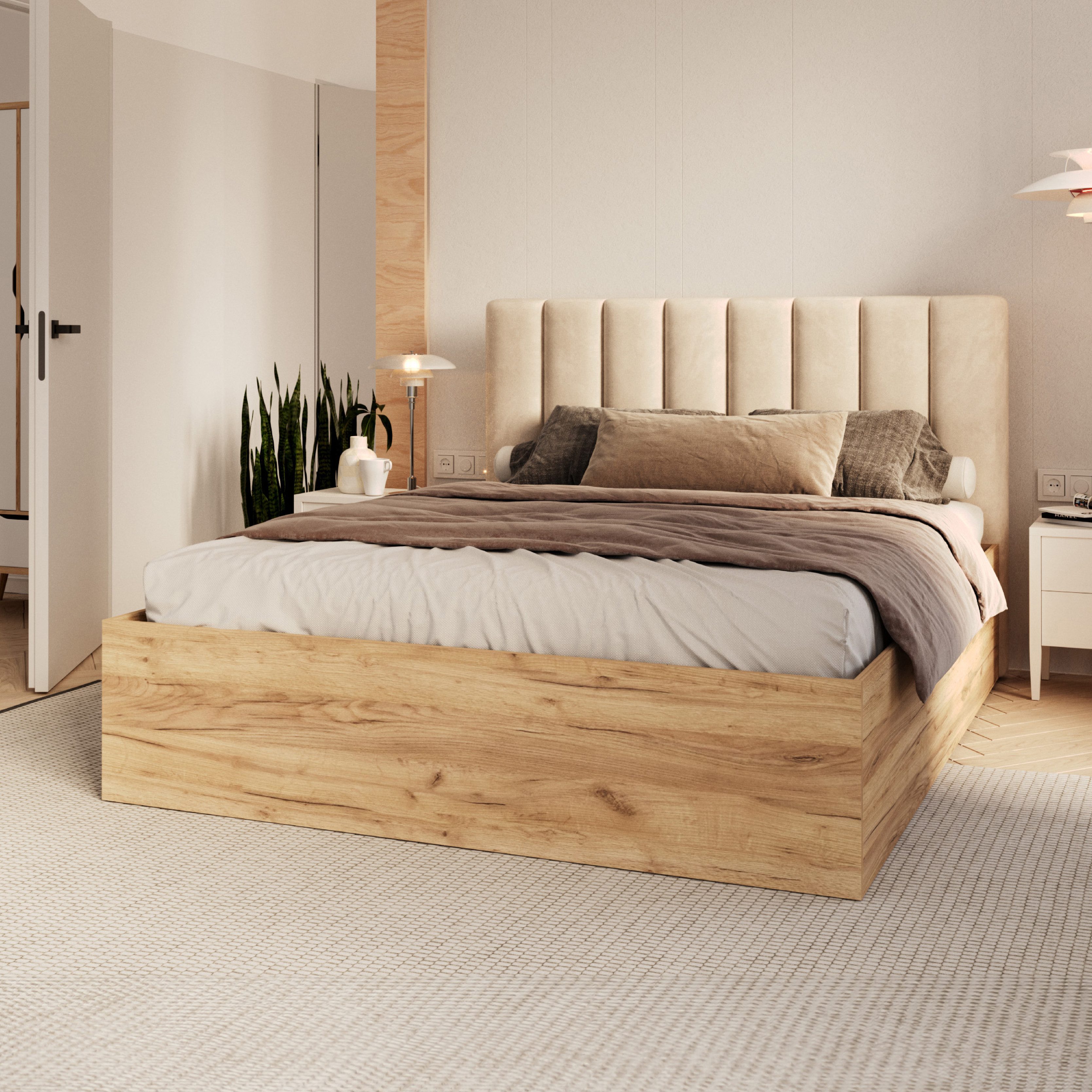 FDM Polsterbett PUERTO (verfügbar 90x200 120x200 140x200 160x200 180x200cm, günstig online kaufen