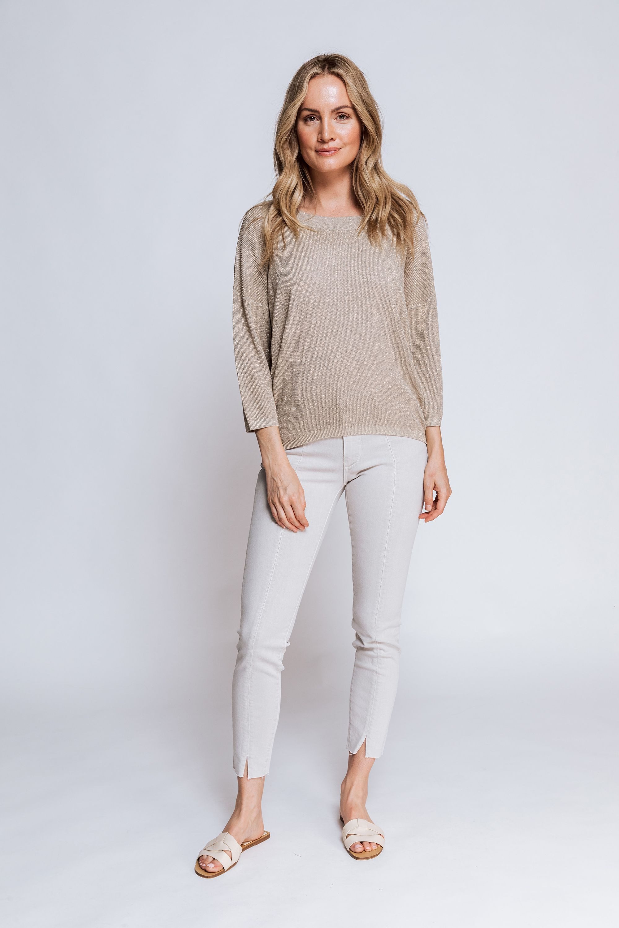 Zhrill Strickpullover Pullover NINA Beige Care-Label günstig online kaufen