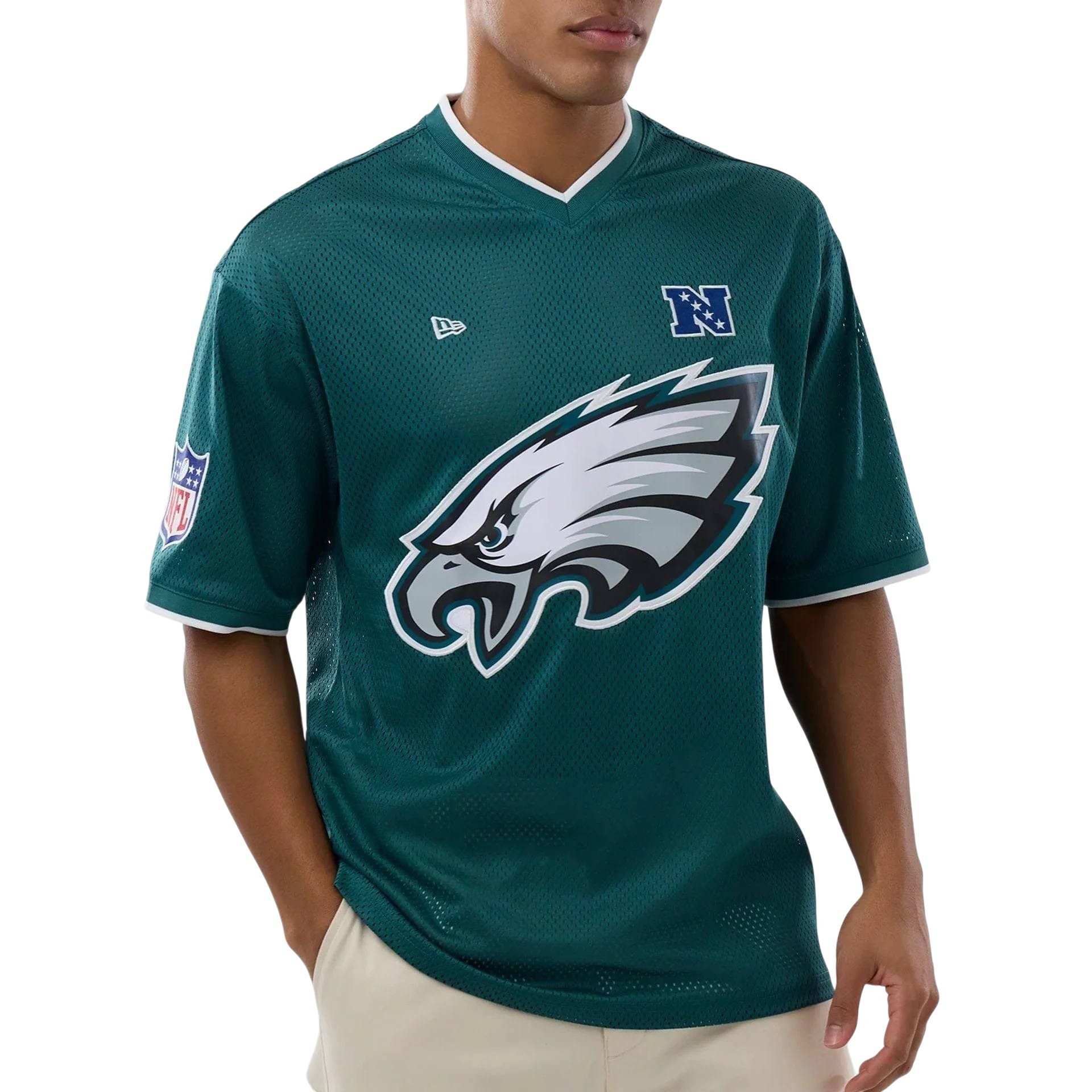 T-Shirt Mesh Oversized NFL Philadelphia Eagles Logo