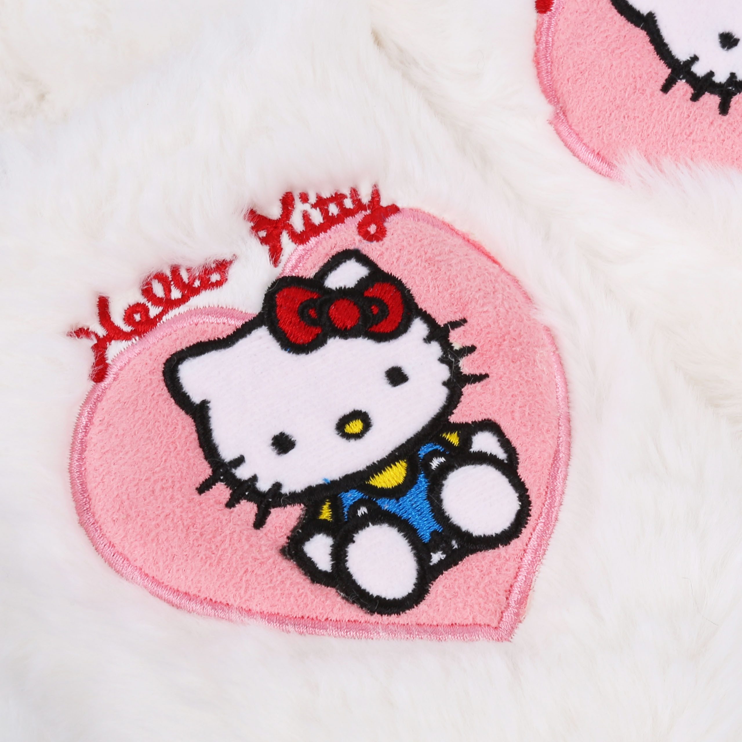 Sarcia.eu Hello Kitty Weiße Damenpantoffeln/Hausschuhe,warm,rutschfest 36-37 EU Plüsch Hausschuhe