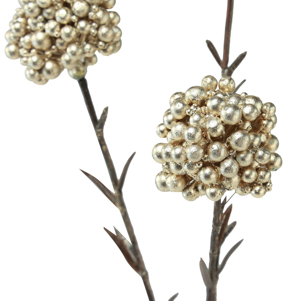 Winterliche Kunstpflanze Dekozweig mit Beeren für festliche Arrangements und Wohnakzente, Florists Products, Höhe 1.0 cm