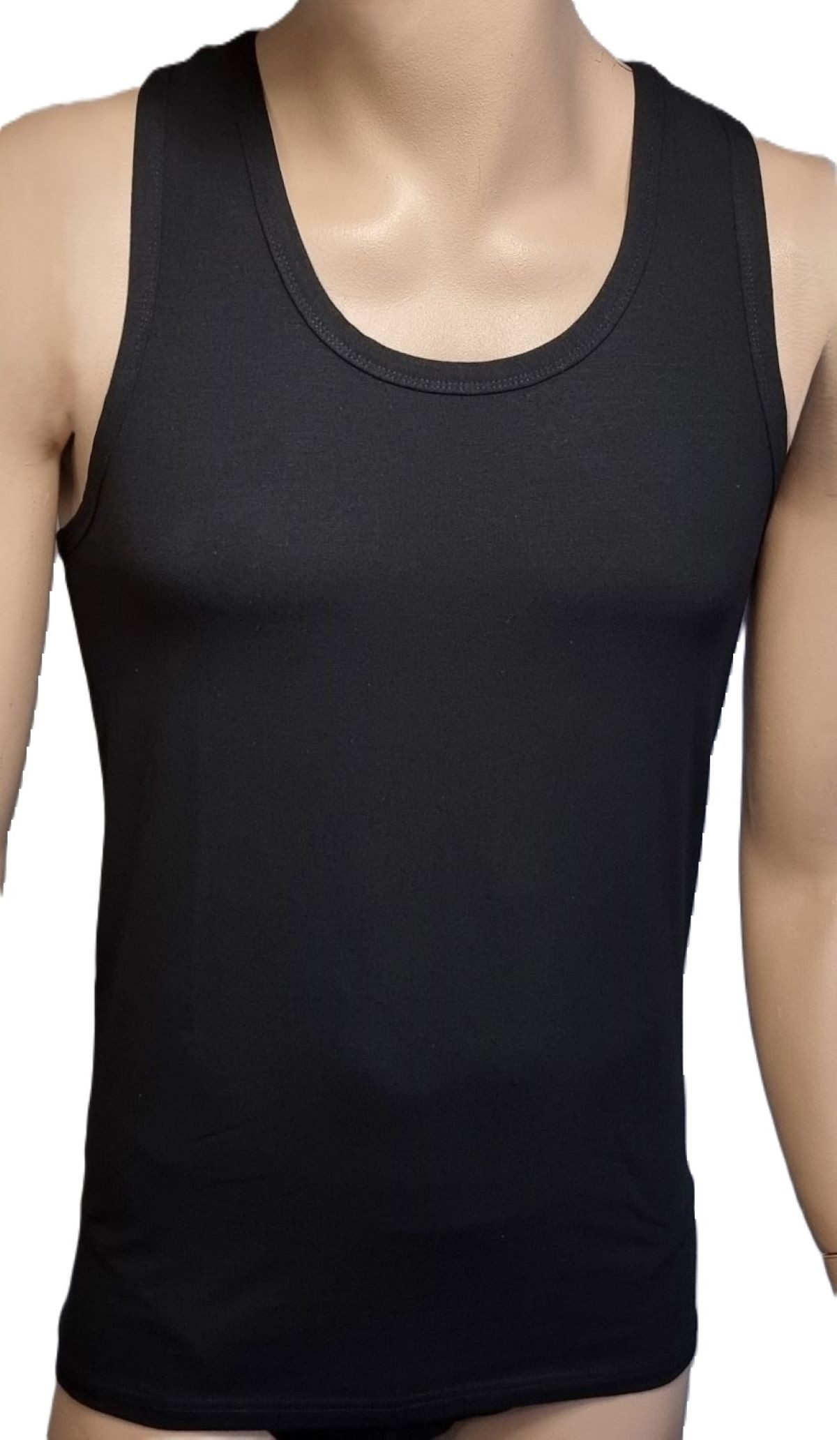 Toker Collection® Muskelshirt Herren Muskelshirt,Tanktop,95% Baumwolle,5% Elasthan (Packung, 2er-Pack) Jersey