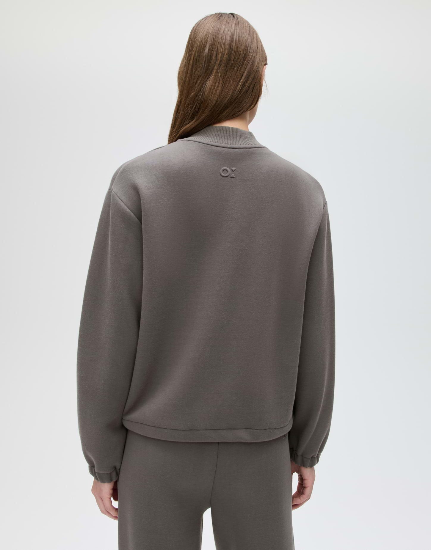OPUS Blouson Glacki club aus Sweatware Leicht verkürzte O-Silhouette mit weichem Griff und Ballonsaum – Bild 3 von 5