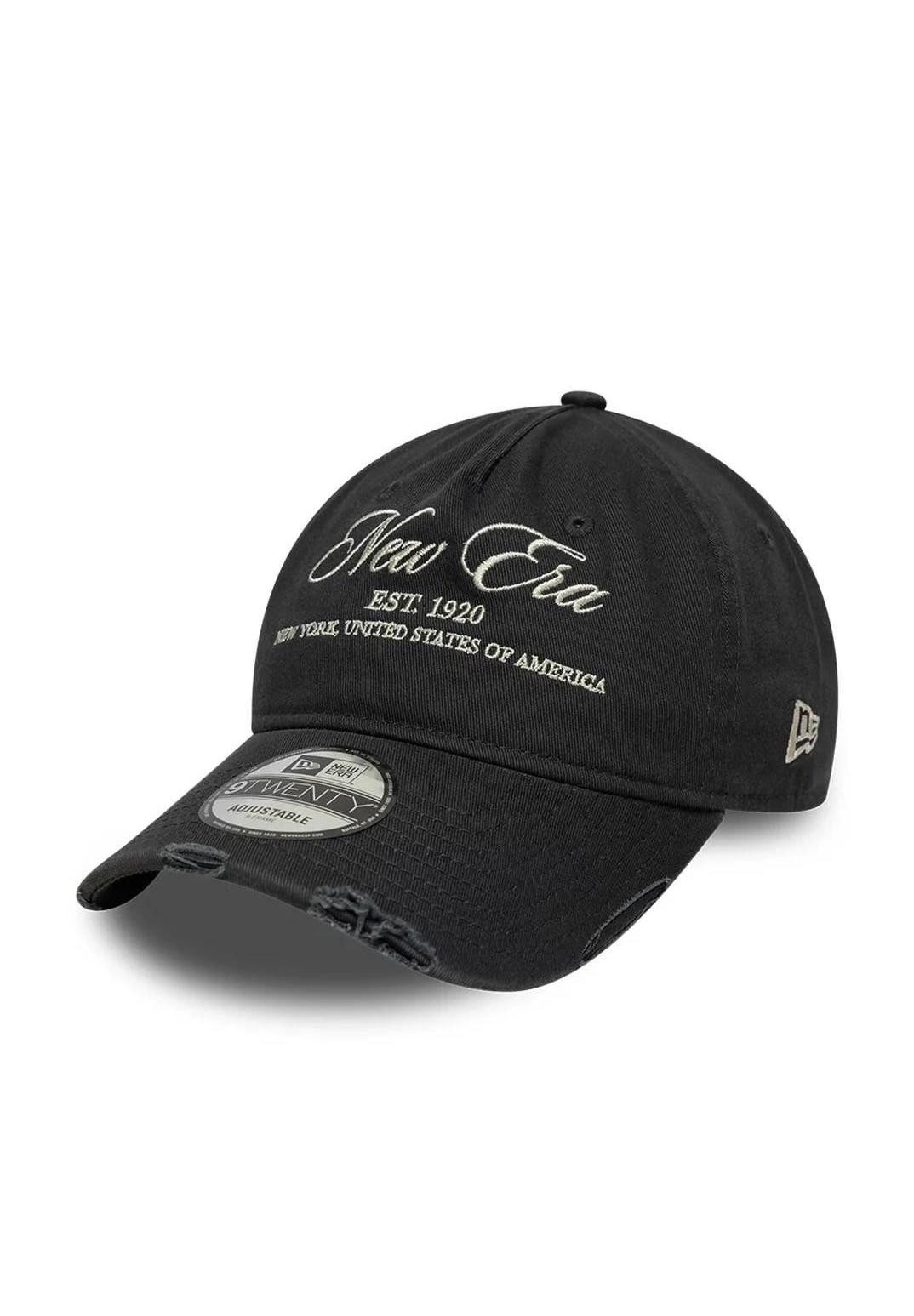 New Era Baseball Cap New Era Washed Distressed 9Twenty A-Frame Cap Dunkelgrau (1-St)