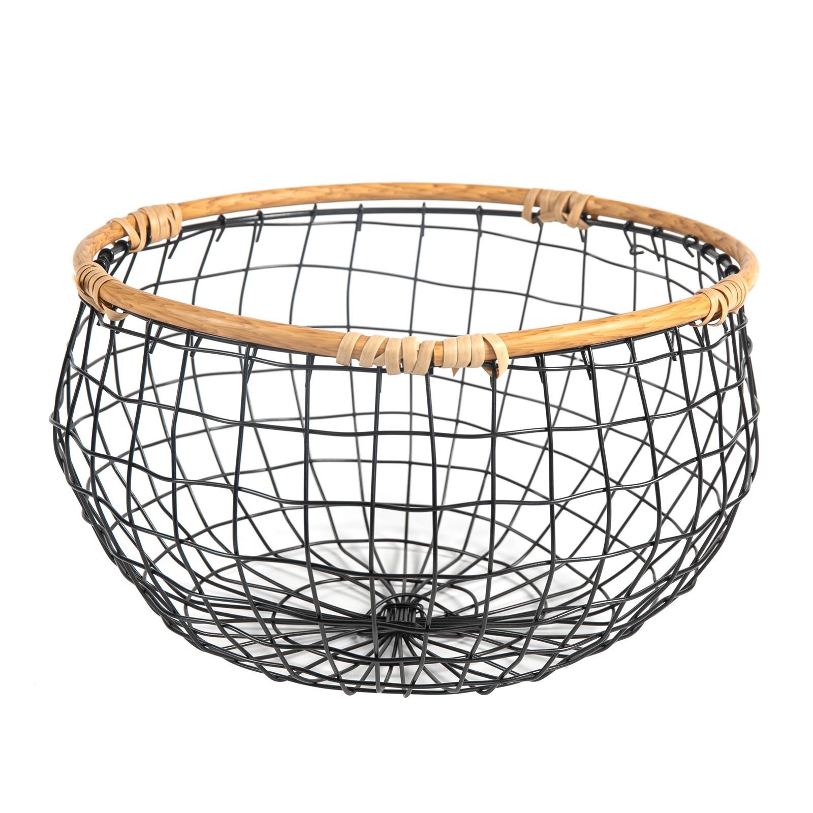 IDIMEX Aufbewahrungskorb LOU (Set), Metallkorb 3er Set aufbewahrungskorb schwarz rattan