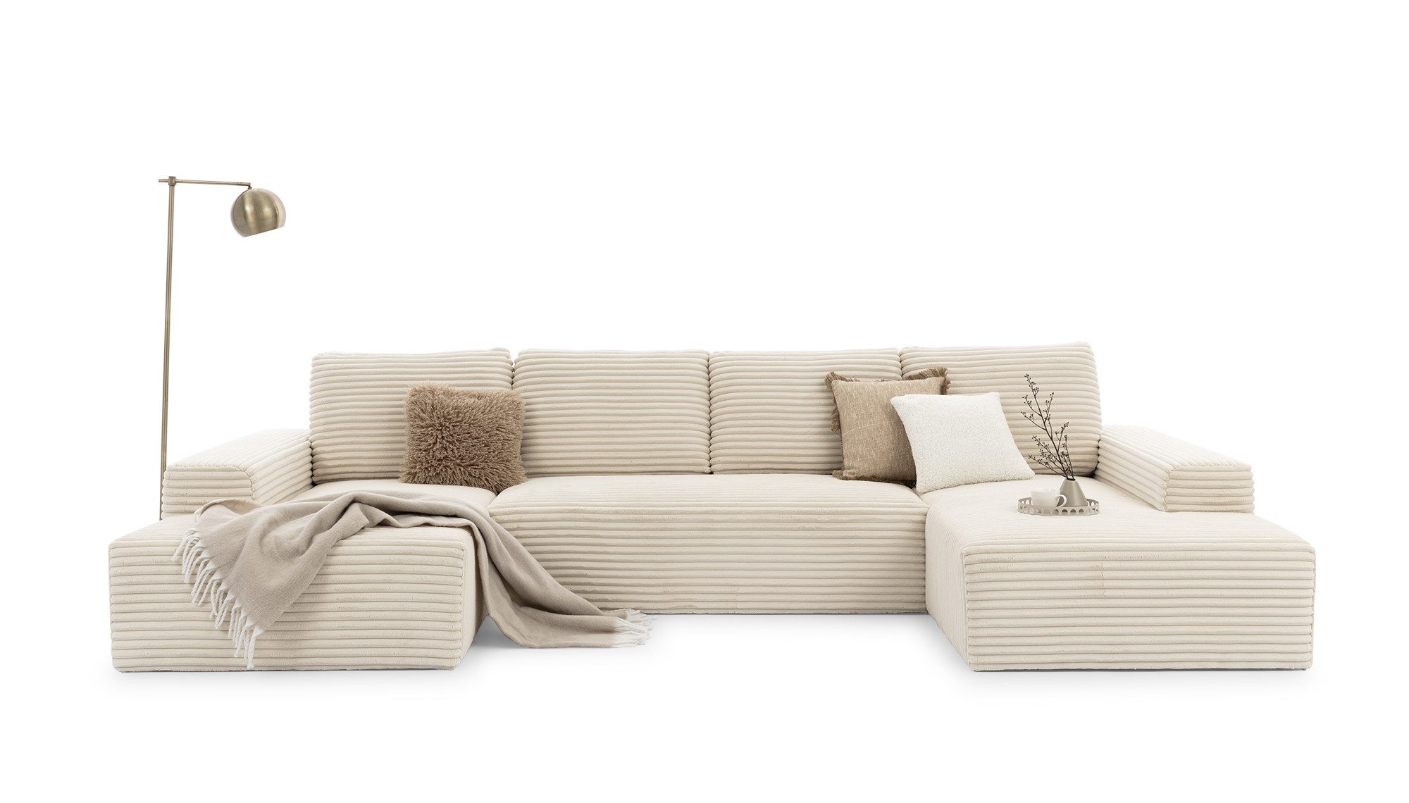 PROMETO Möbel Ecksofa Azzano U-Form, Sofa günstig online kaufen