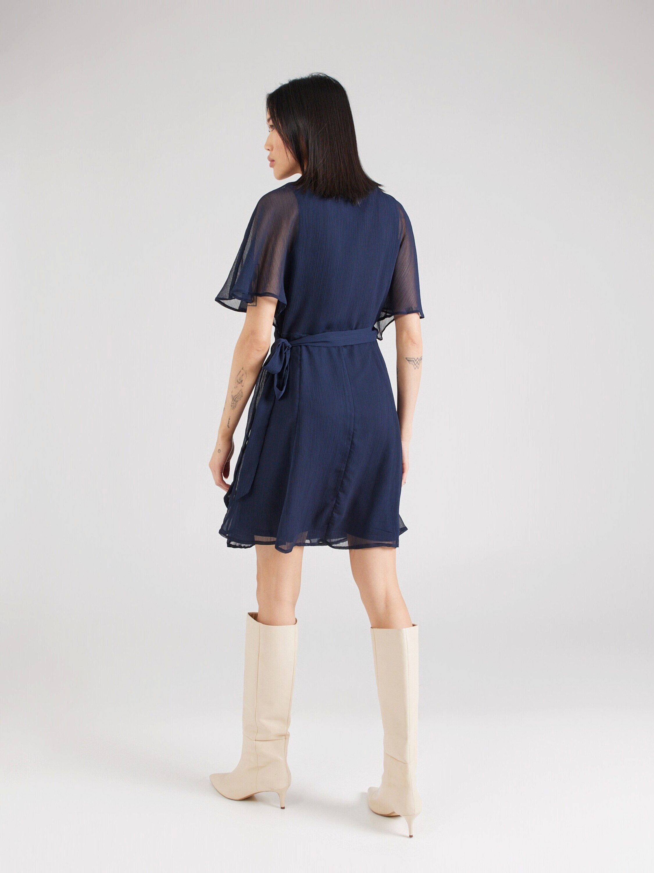 Vila Midikleid VIRILLA (1-tlg) Wickel-Design
