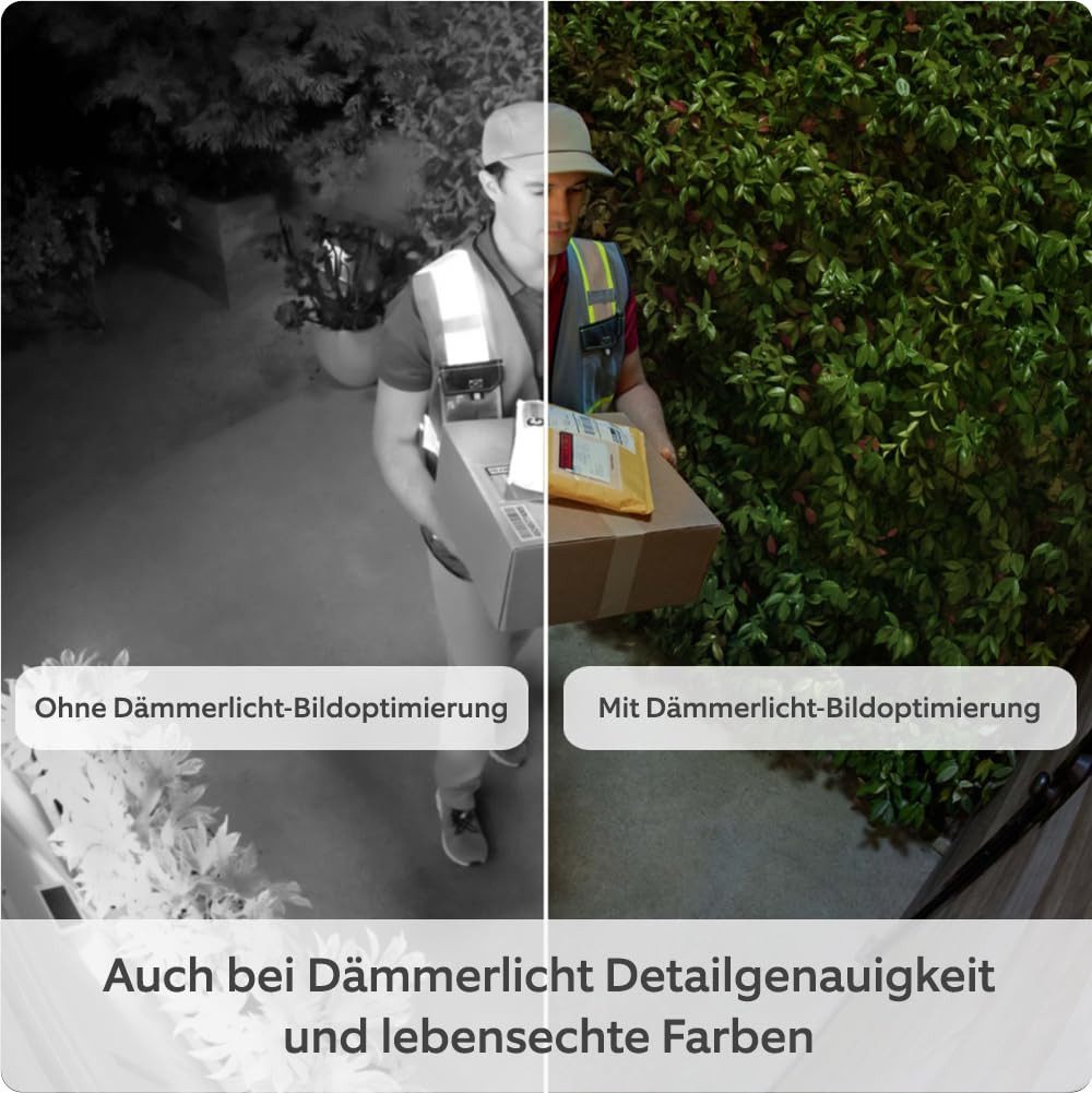 Ring Überwachungskamera Außenkamera Plus Akku (Outdoor Camera Plus Neueste Generation) (Außenbereich, Innenbereich, 2K-Weitwinkelvideo, Kabellos, Selbstinstalla – Bild 4 von 5