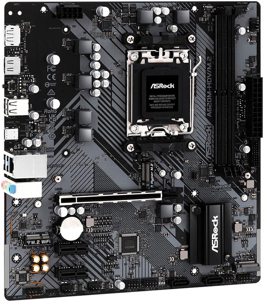 Asrock A620M-HDV/M.2 Mainboard