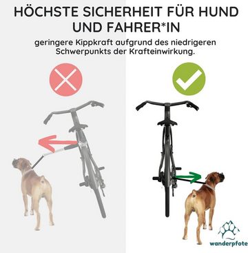 Wanderpfote Fahrradleine Wanderpfote Fahrradleine Hund – Optimaler Hund-Fahrrad-Abstandhalter
