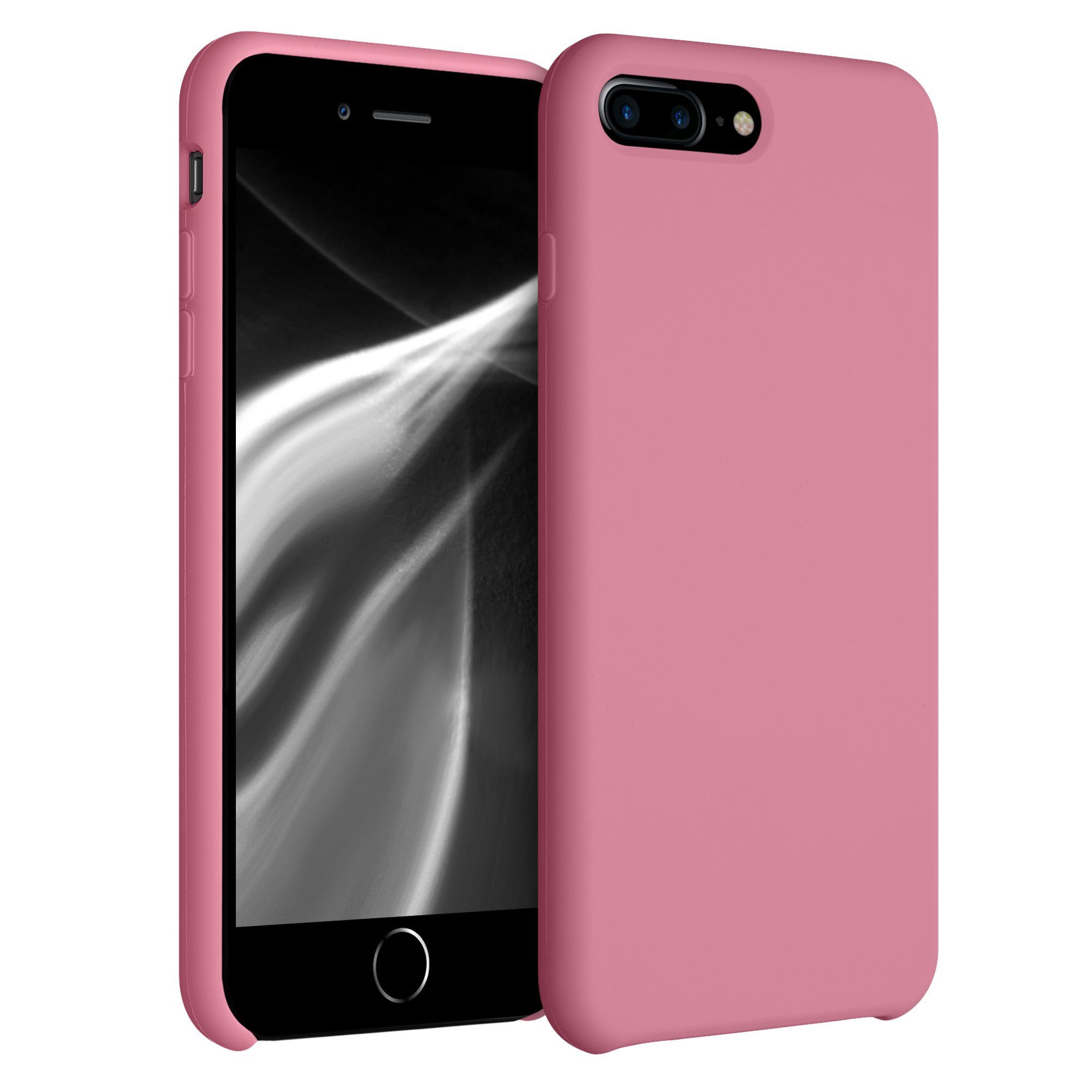 kwmobile Handyhülle Handyhülle für Apple iPhone 7 Plus / 8 Plus Hülle, Weiches Handy Silikon Case - Schutzhülle Cover