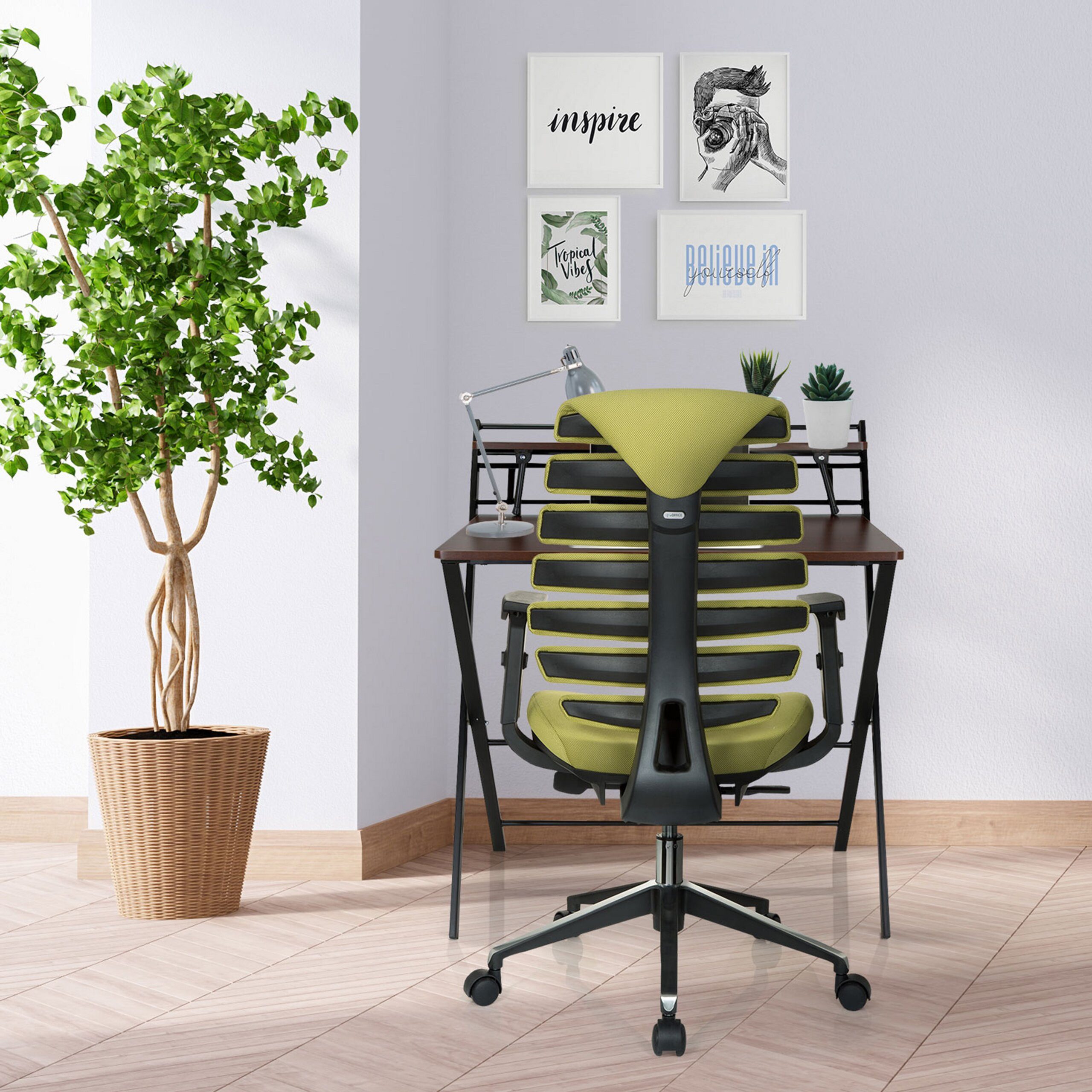 hjh OFFICE Drehstuhl Profi Bürostuhl Ergo Line Ii Stoff mit Armlehnen (1 St), Ergonomischer Chefsessel, Schreibtischstuhl höhenverstellbar