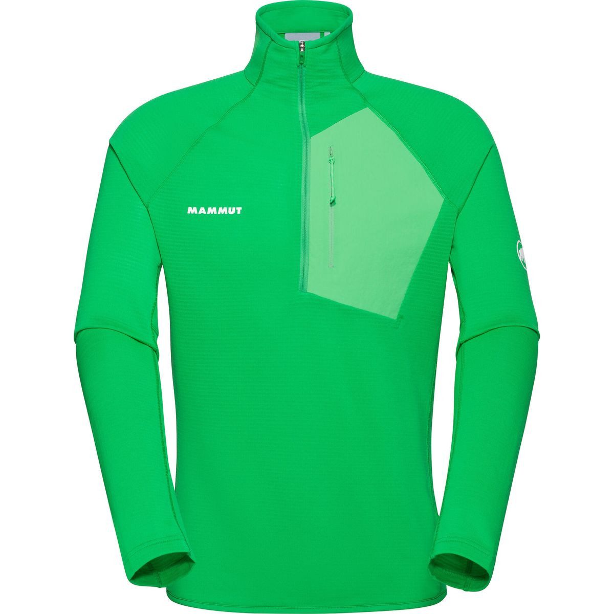 Mammut Fleecejacke Aenergy Light ML Half Zip Pull Men Vielseitiger, ultraleichter Midlayer mit recyceltem Polyester, ideal