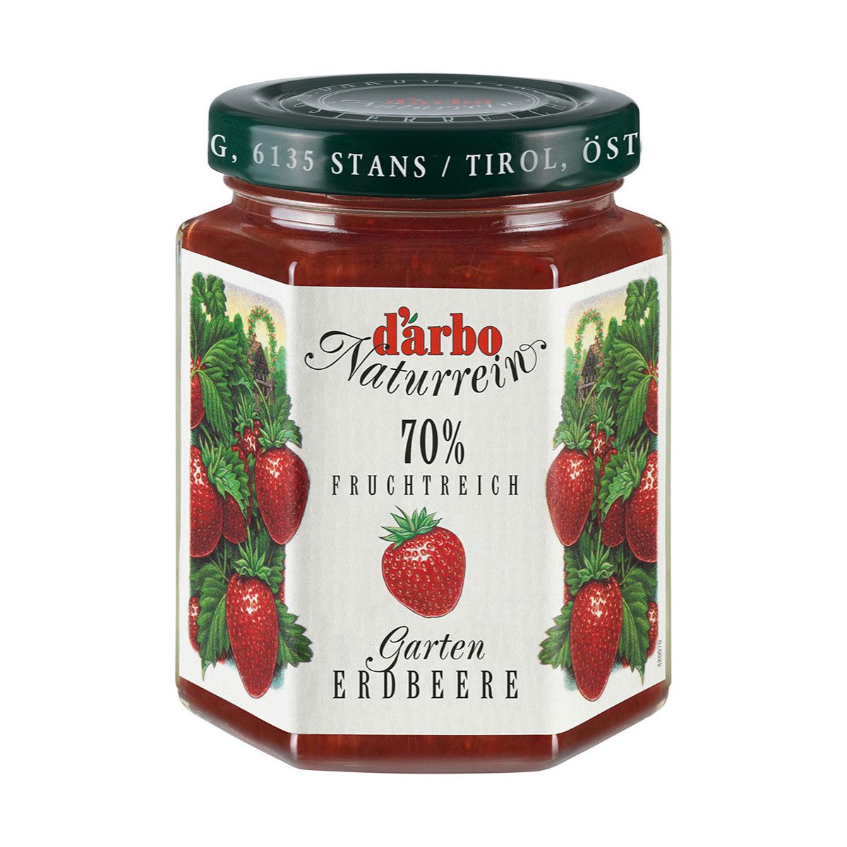 darbo Fruchtaufstrich, Darbo Garten Erdbeere Naturrein Fruchtreich Fruchtaufstrich 200g