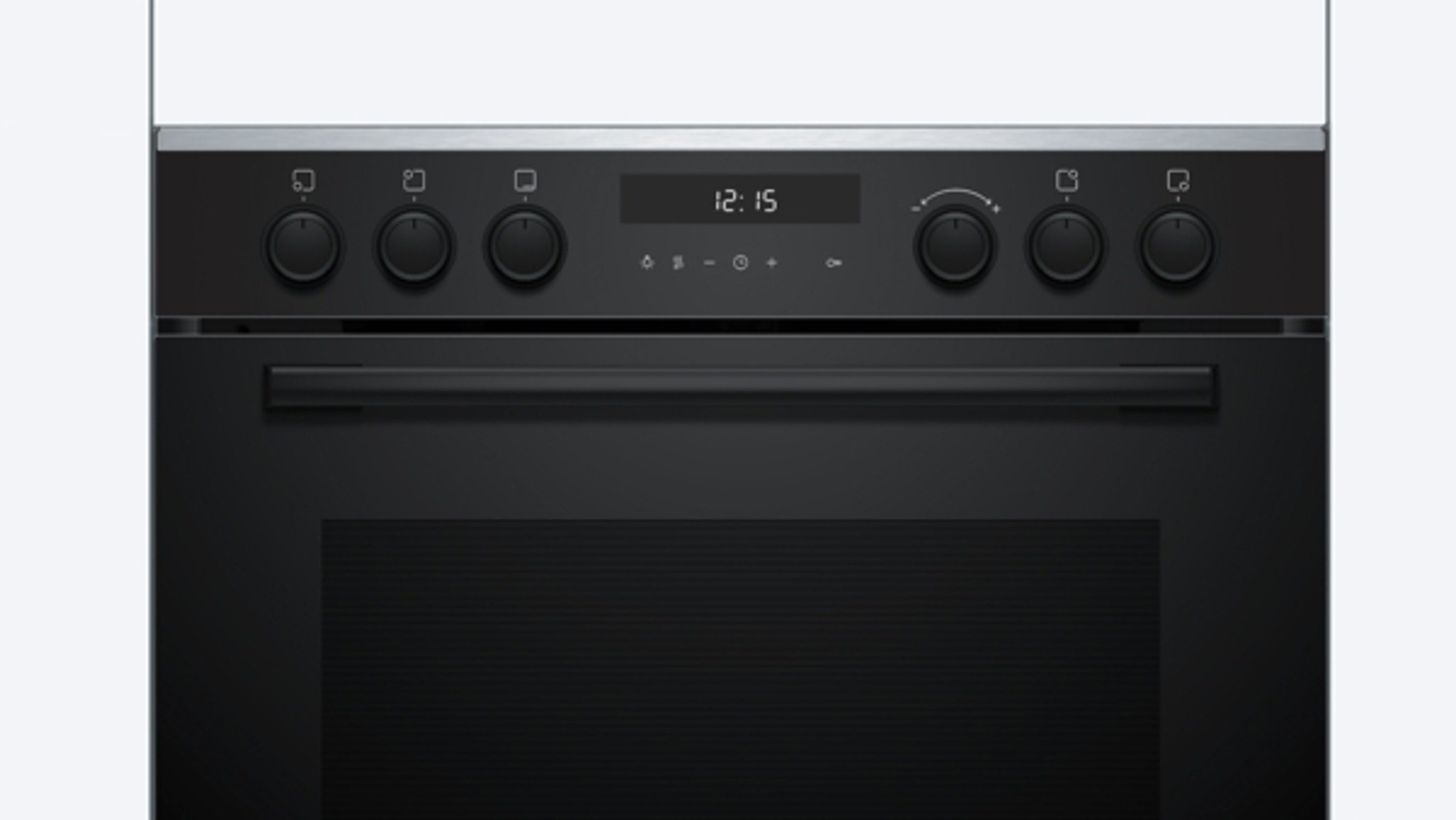 BOSCH Backofen-Set Serie 6 HEG278BB3, mit Auszug nachrüstbar, schließt sanft und leise, Air Fry