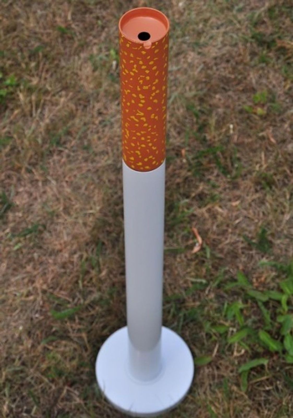 BURI Aschenbecher Standaschenbecher mit Standfuß Höhe: 72 cm