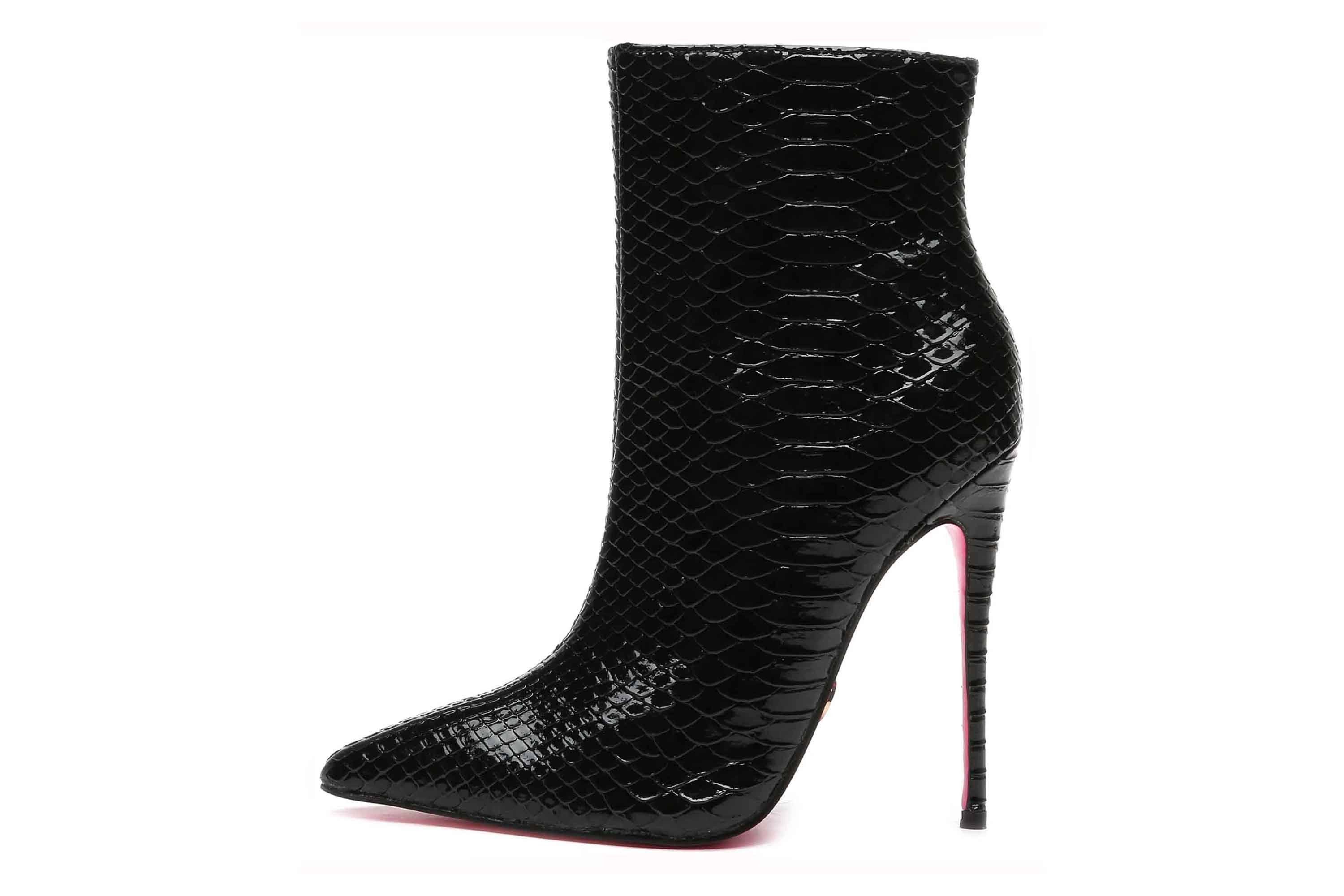 Giaro [D2C] TALIA BLACK SNAKE Stiefelette