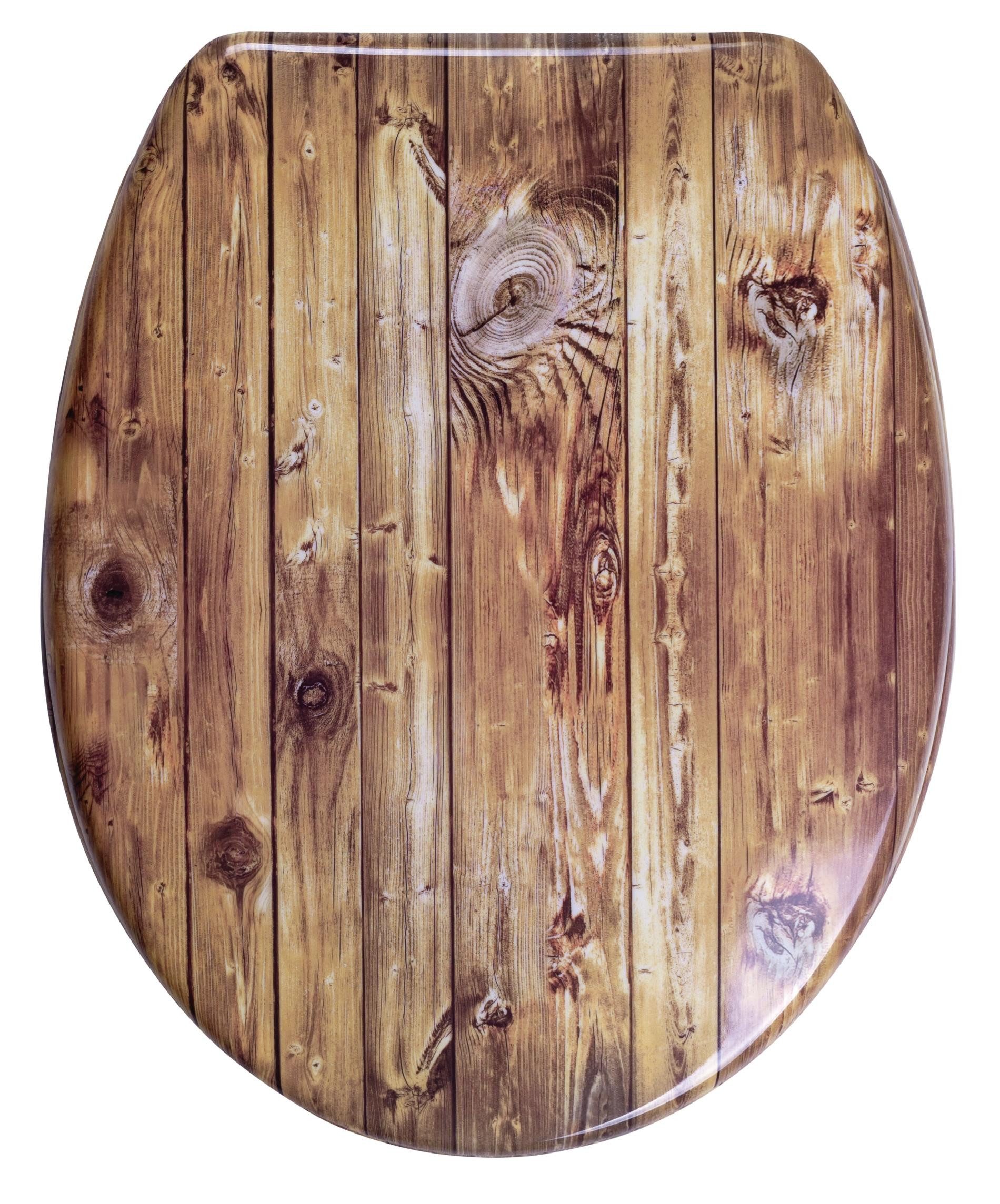 Ridder WC-Sitz Chalet braun günstig online kaufen