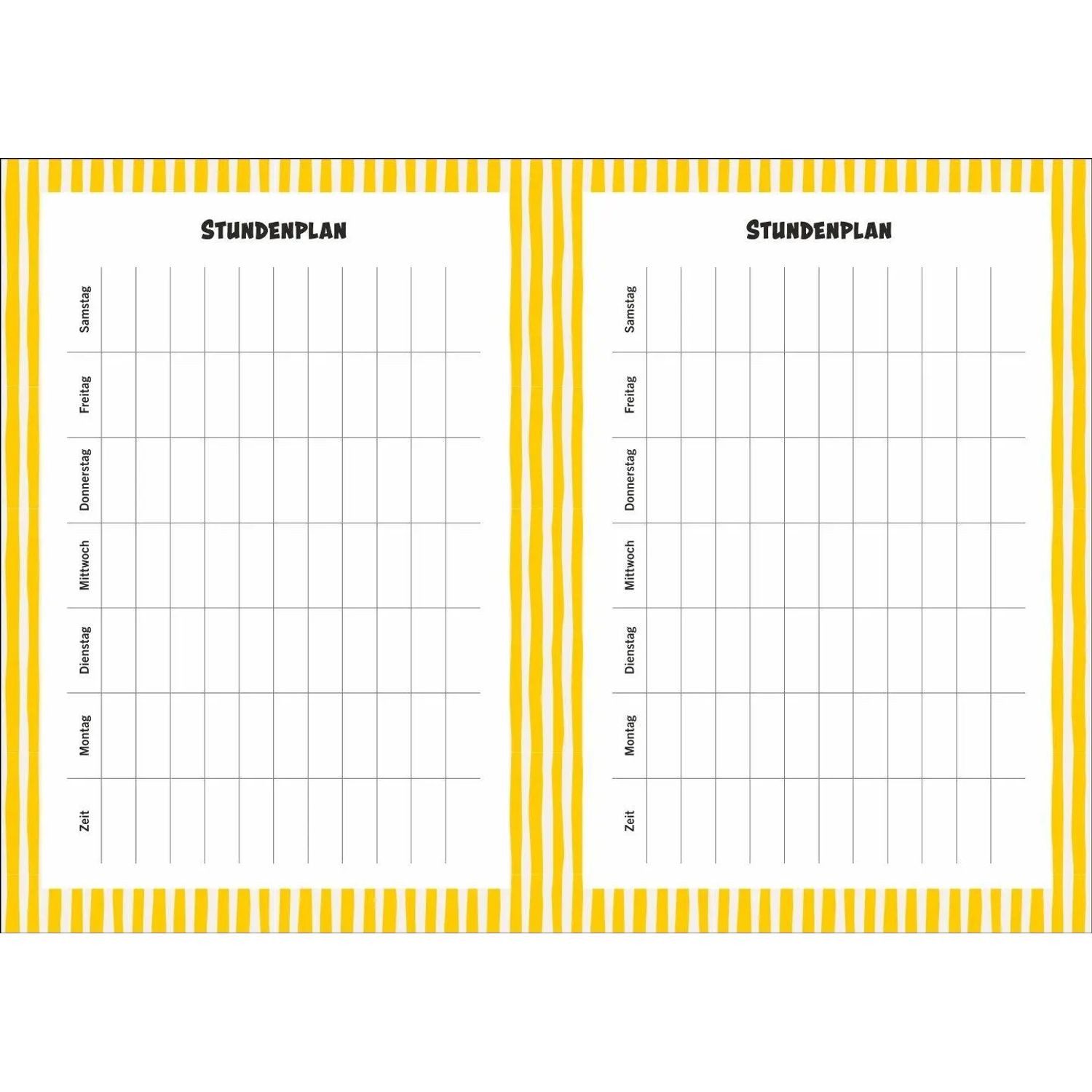 HEYE Schülerkalender Stitch 17-Monats-Kalenderbuch A5 2027 - 17 Monate. Von August 2026... – Bild 5 von 5