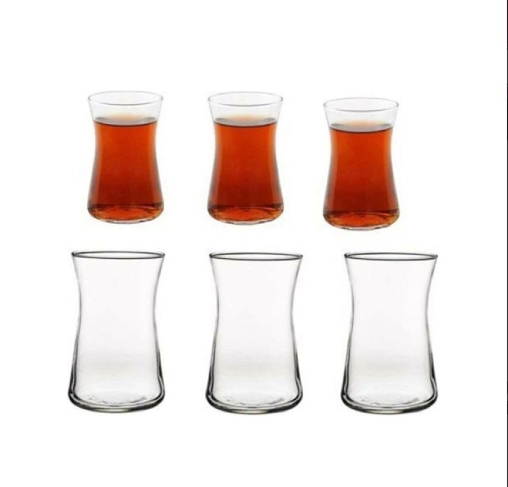 Pasabahce Gläser-Set 6er Set Teegläser 160cc 5 1/4 oz transparent, 6-tlg.