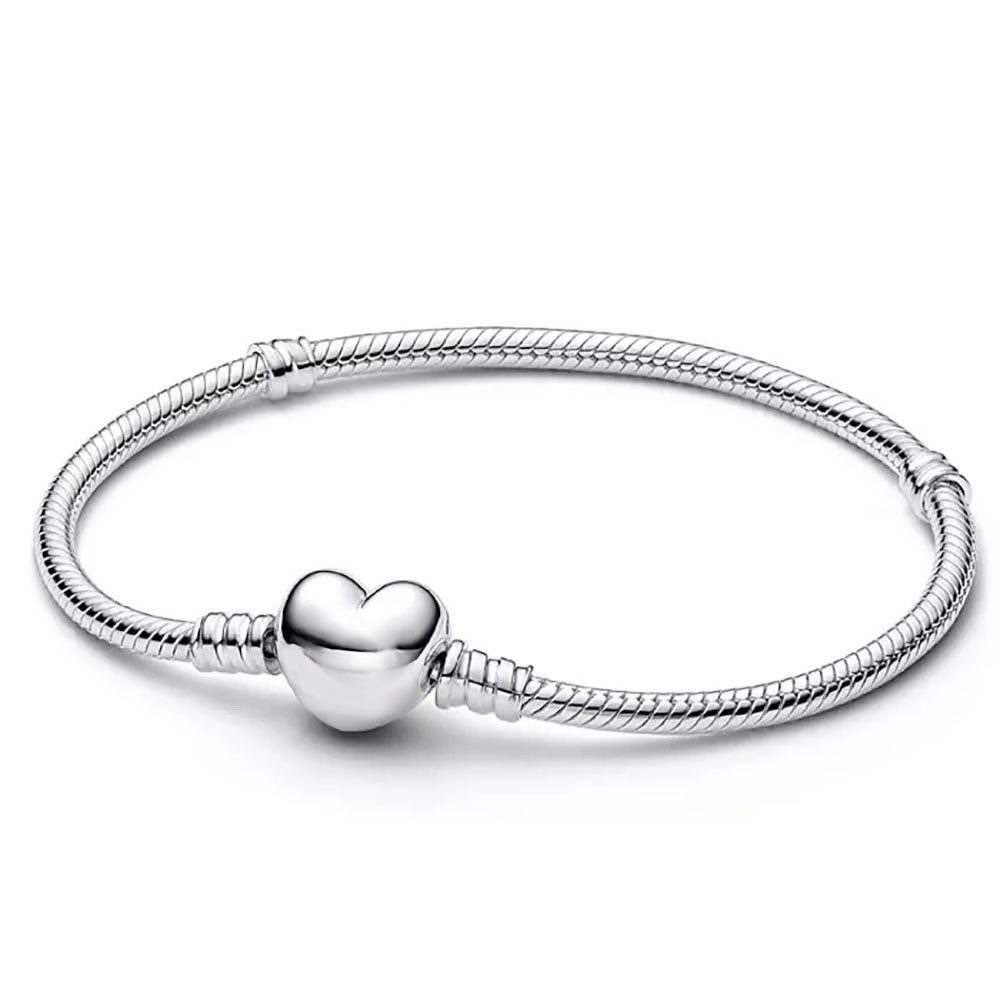 PANDACHARMS Charm-Armband Charm Armband mit Herzverschluss, 925er Sterling günstig online kaufen