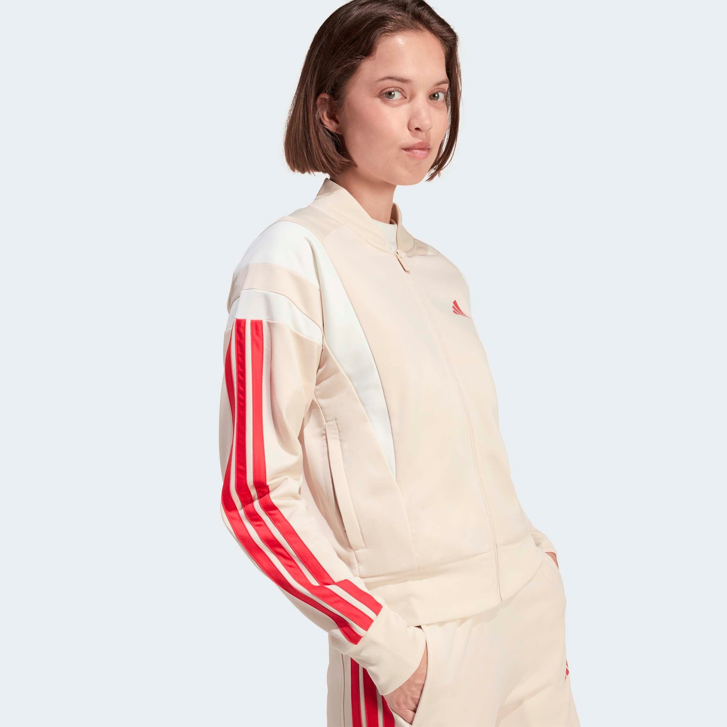 adidas Sportswear Sweatjacke 3S FASHION TRACK (1-tlg) günstig online kaufen
