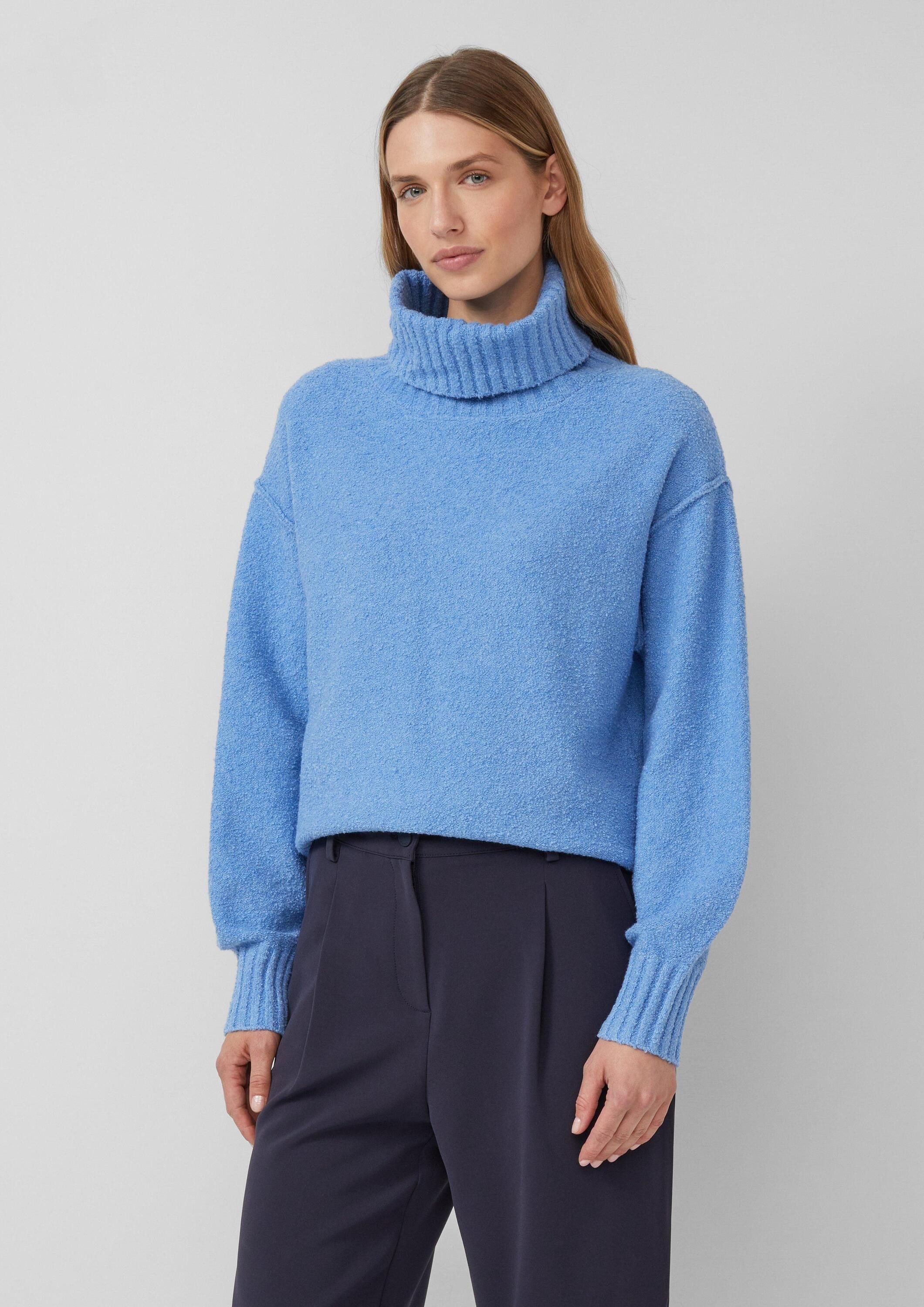 s.Oliver Longpullover Strickpullover Kuscheliger Strickpullover mit breitem günstig online kaufen