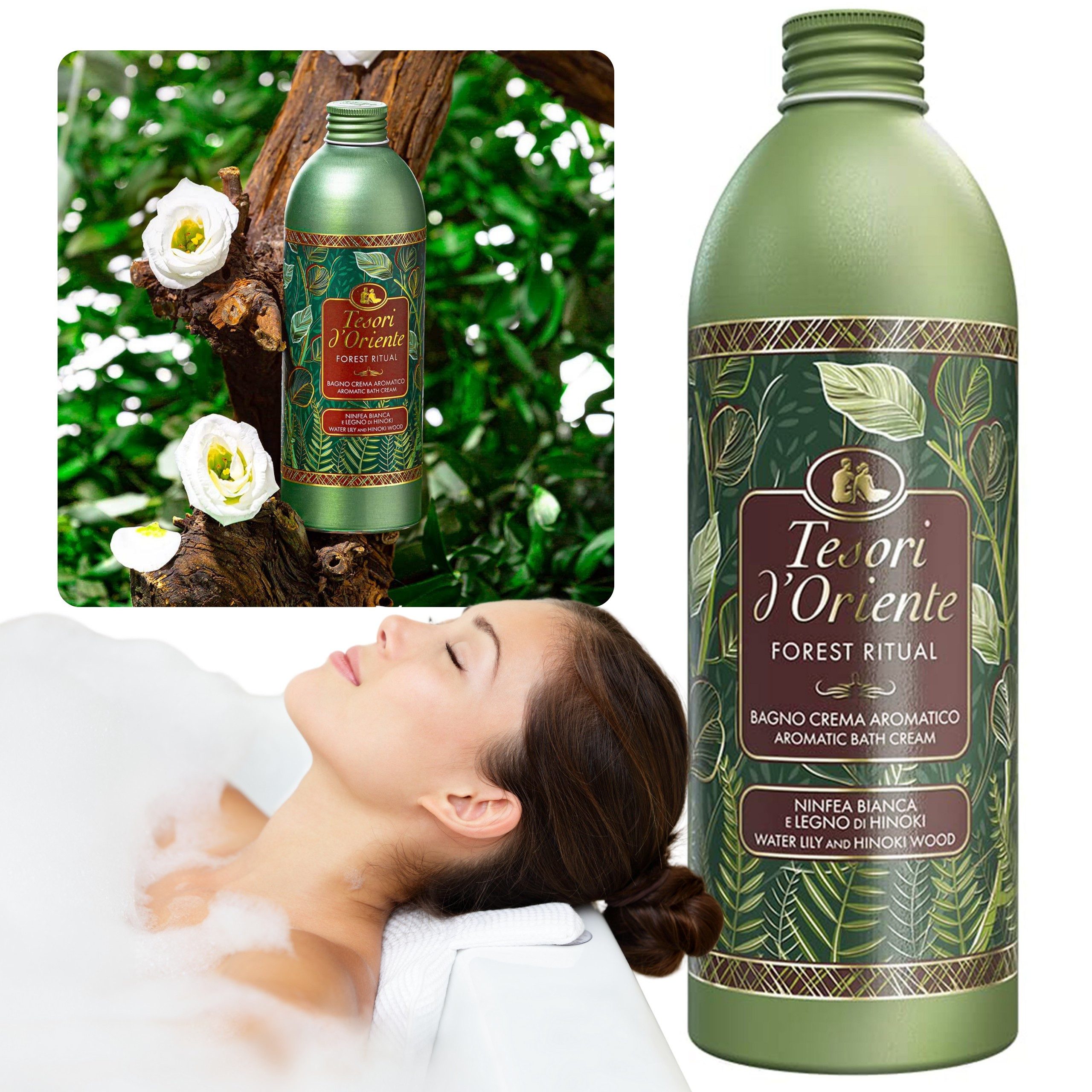 Tesori d´Oriente Duschgel Tesori d'Oriente Forest Ritual Schaumbad 500 ml x2