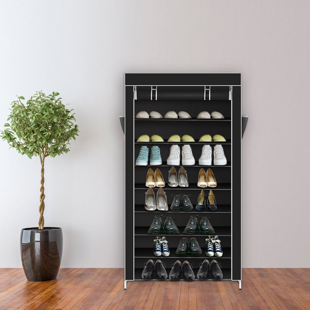 VINGLI Stoffschrank Breiter Schuhschrank 88*28*160cm 10 günstig online kaufen