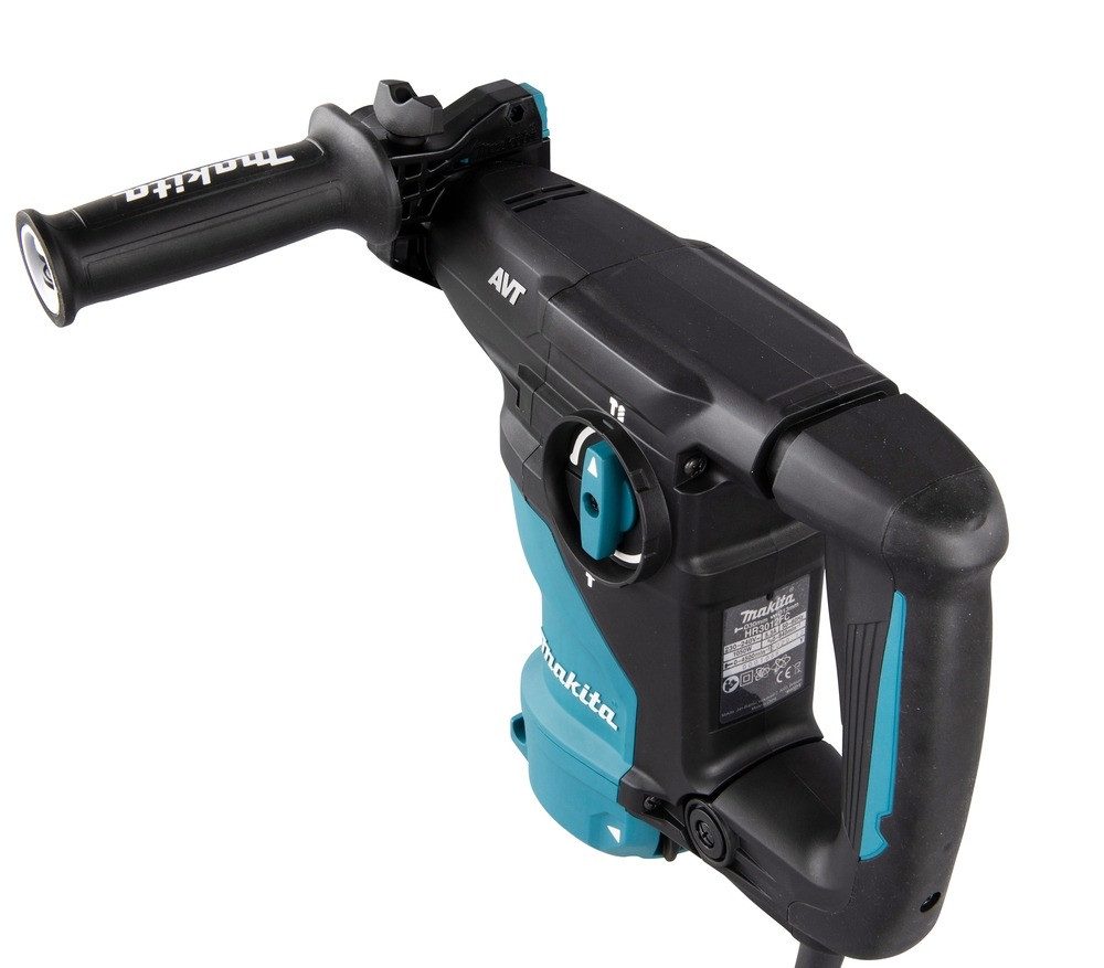 Makita Bohrhammer, max. 840 U/min, Kombihammer SDS-PLUS, HR3012FCJ, 1.050 W, 30 mm in MAKPAC 4