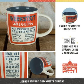 Nostalgic-Art Tasse Kaffeetasse - Werkstattregeln