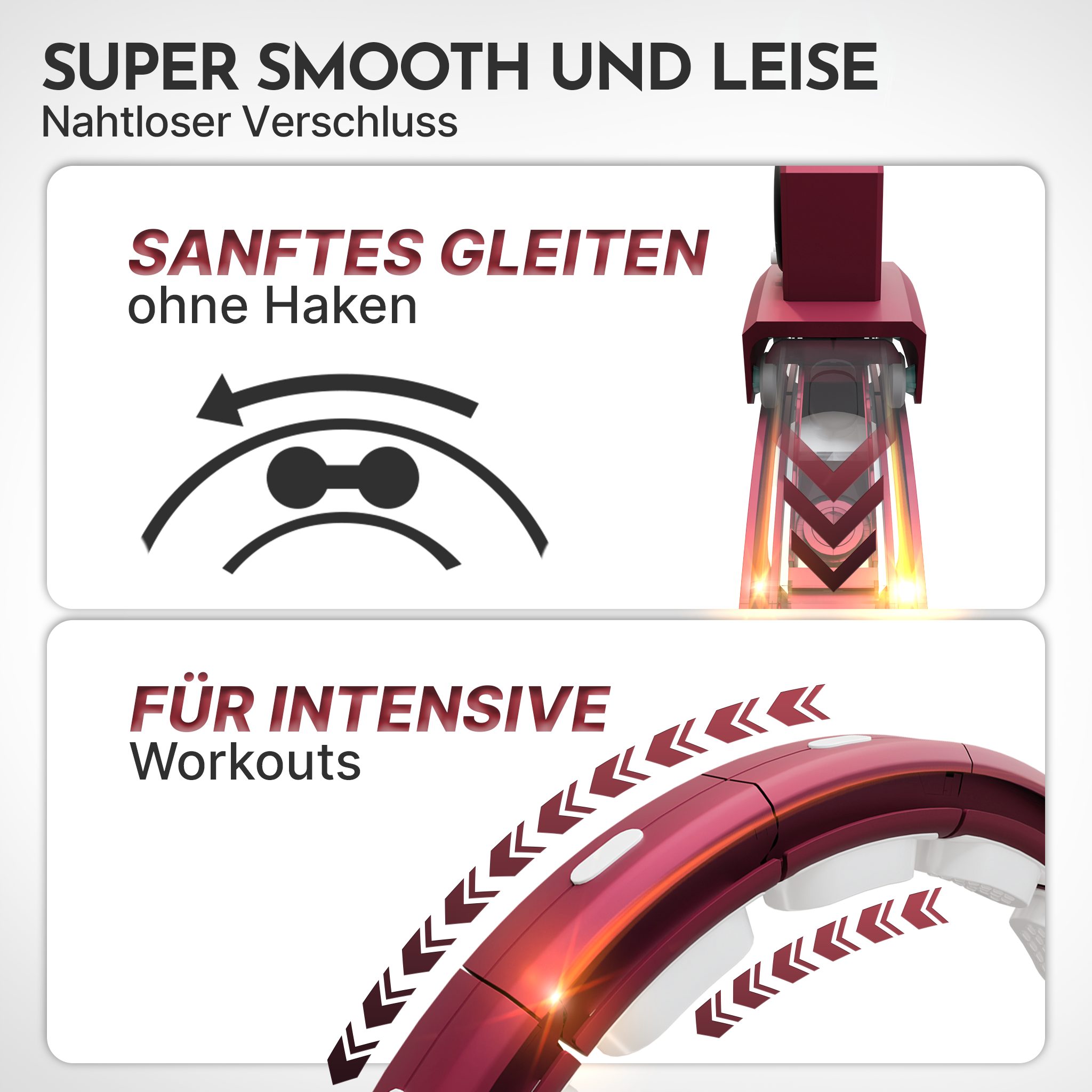 NEOLYMP Hula-Hoop-Reifen Hula Hoop Reifen Erwachsene – Fitness Ring leise verstellbar 29–40 cm (Smarter Hula Hoop Reifen verstellbar 29–40 cm Klick-System, Home Gym), Gymnastikreifen mit Tracking für Zeit, Umdrehungen und Kalorien