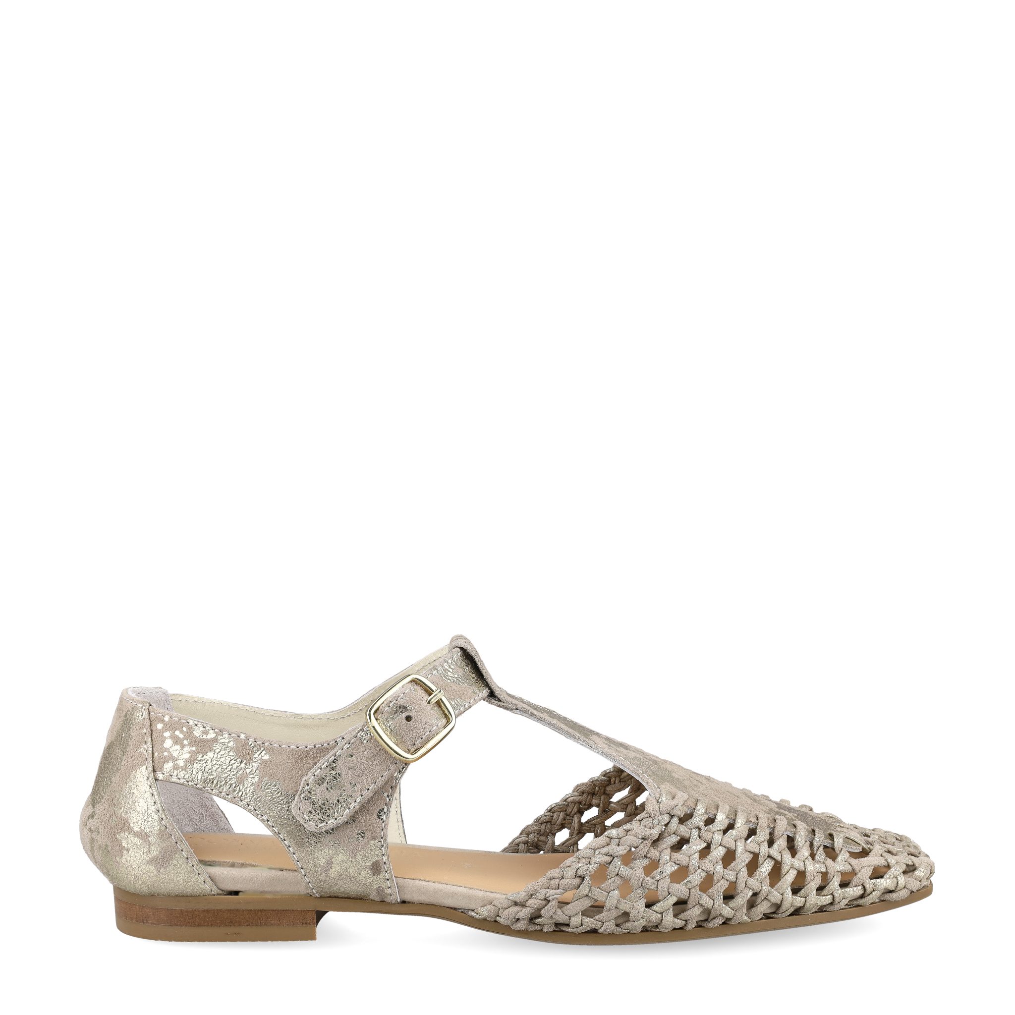 Donna Carolina Donna Carolina CLESSIA WEB 57.709.021-002, Sandaletten, Gold, Damen Sandalette