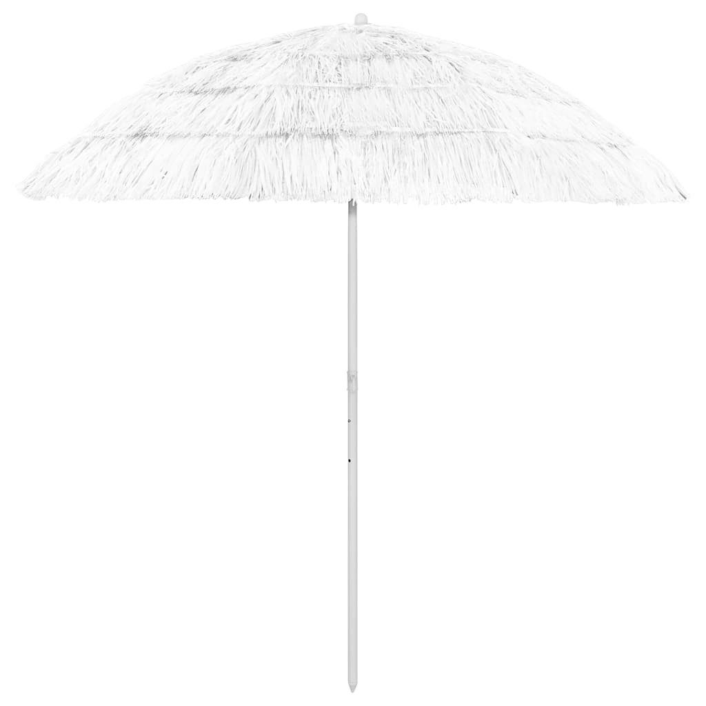 vidaXL Sonnenschirm Sonnenschirm Hawaii Weiß 240 cm