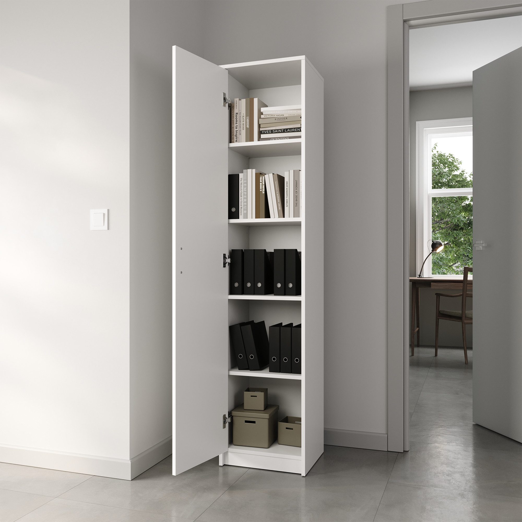 Home Collective Aktenschrank Bücherregal Kleiderschrank Regal 40cm breit 18 günstig online kaufen