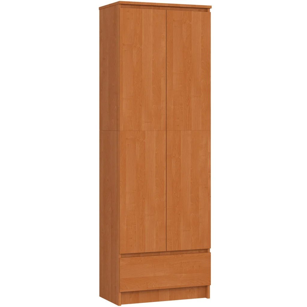 Raumhirsch Furniture Standregal Modernes Bücherregal - Vielseitige Aufbewahrungslösung - Eichedekor, Regal in Eichedekor, 60 x 180 x 35 cm, matt, mit Schublade