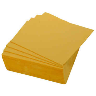 Macosa Home Papierserviette Servietten Set 40 Stk. Senfgelb Gelb Tisch-Deko Papierservietten, (Dekoservietten Tischservietten Mundtuch), Einweg-Servietten Papier Partyservietten