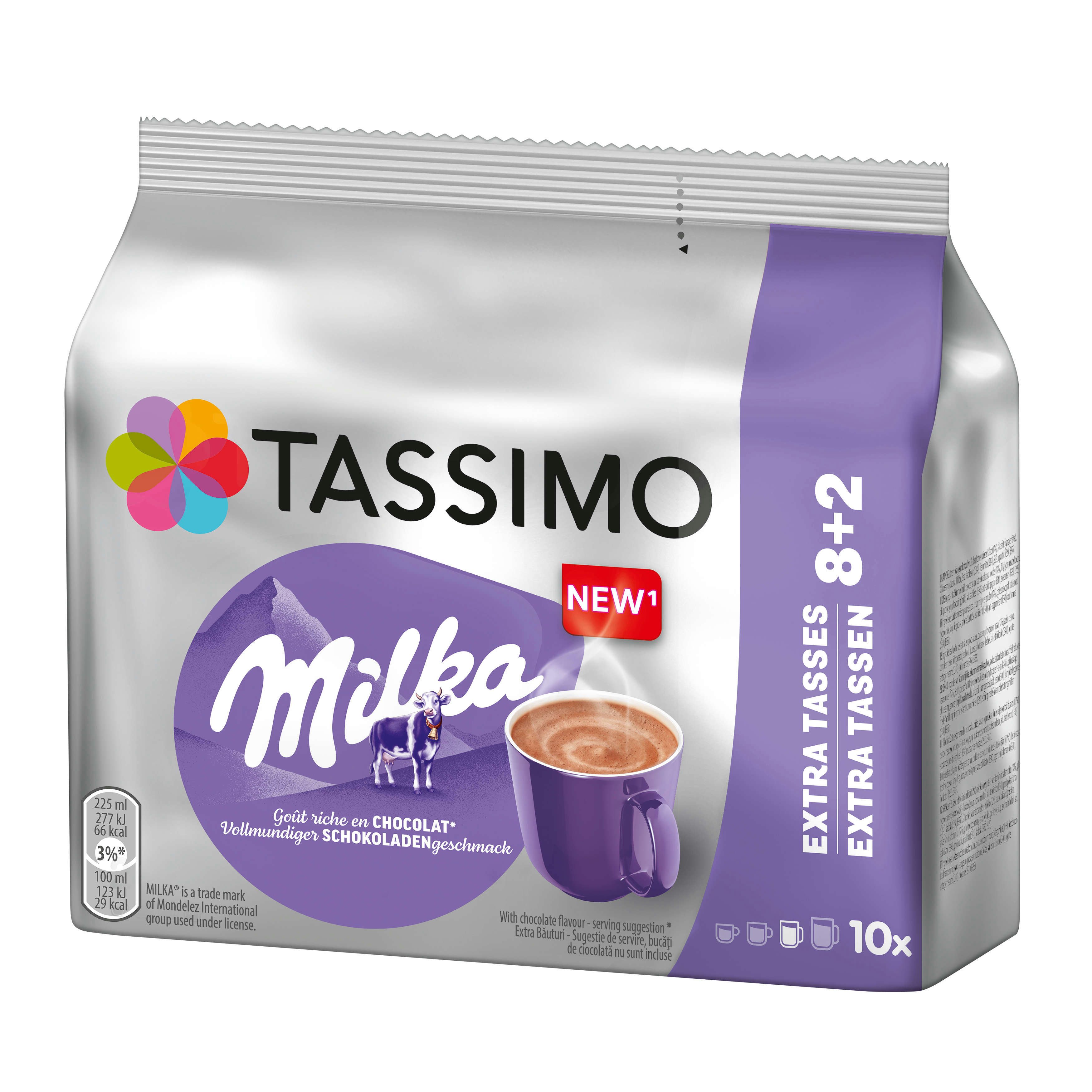 TASSIMO Kaffee Kapseln Milka T Discs heiße Schokolade 5 x 10 Kakaokapseln, (Packung, 5er Pack) – Bild 4 von 5
