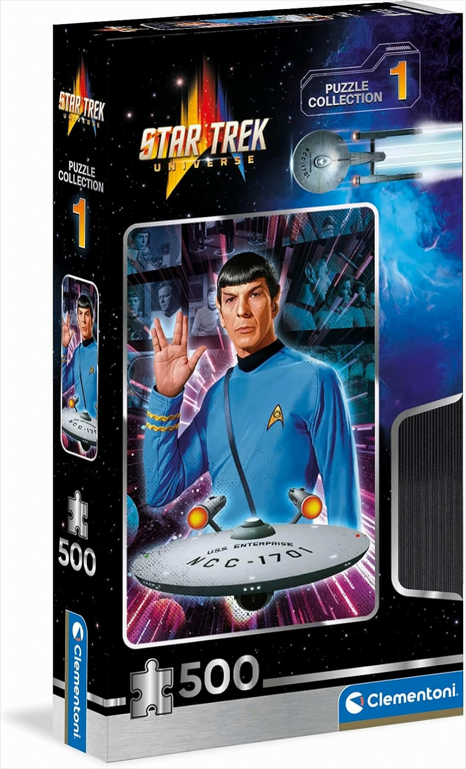 Clementoni® Puzzle Clementoni - Star Trek Collection 1, 500 Teile, Puzzleteile
