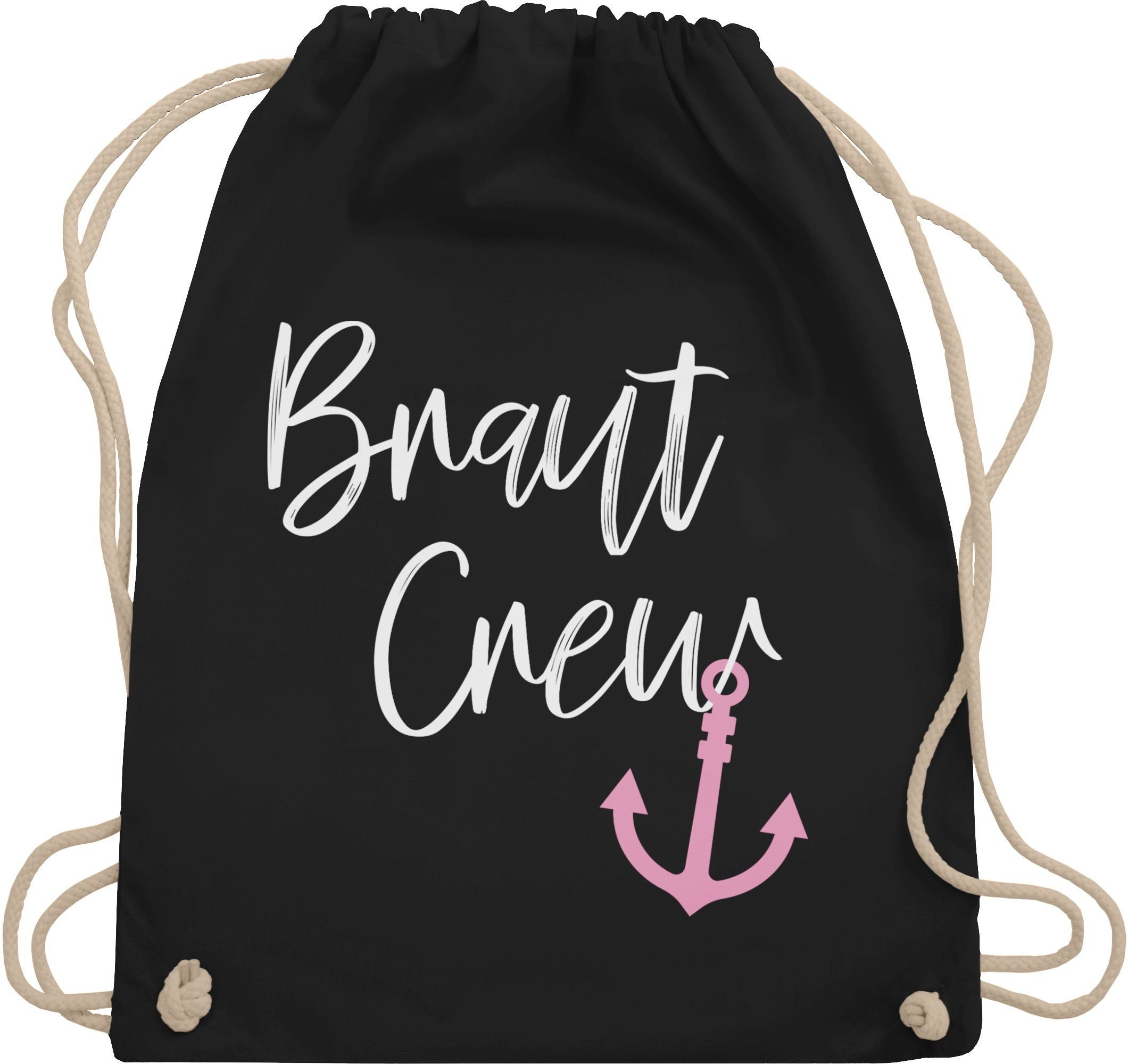 JGA Baumwolltasche „Team Braut Crew“ – Stylischer Beutel Für Den Junggesellinnenabschied (42 X 38 Cm)